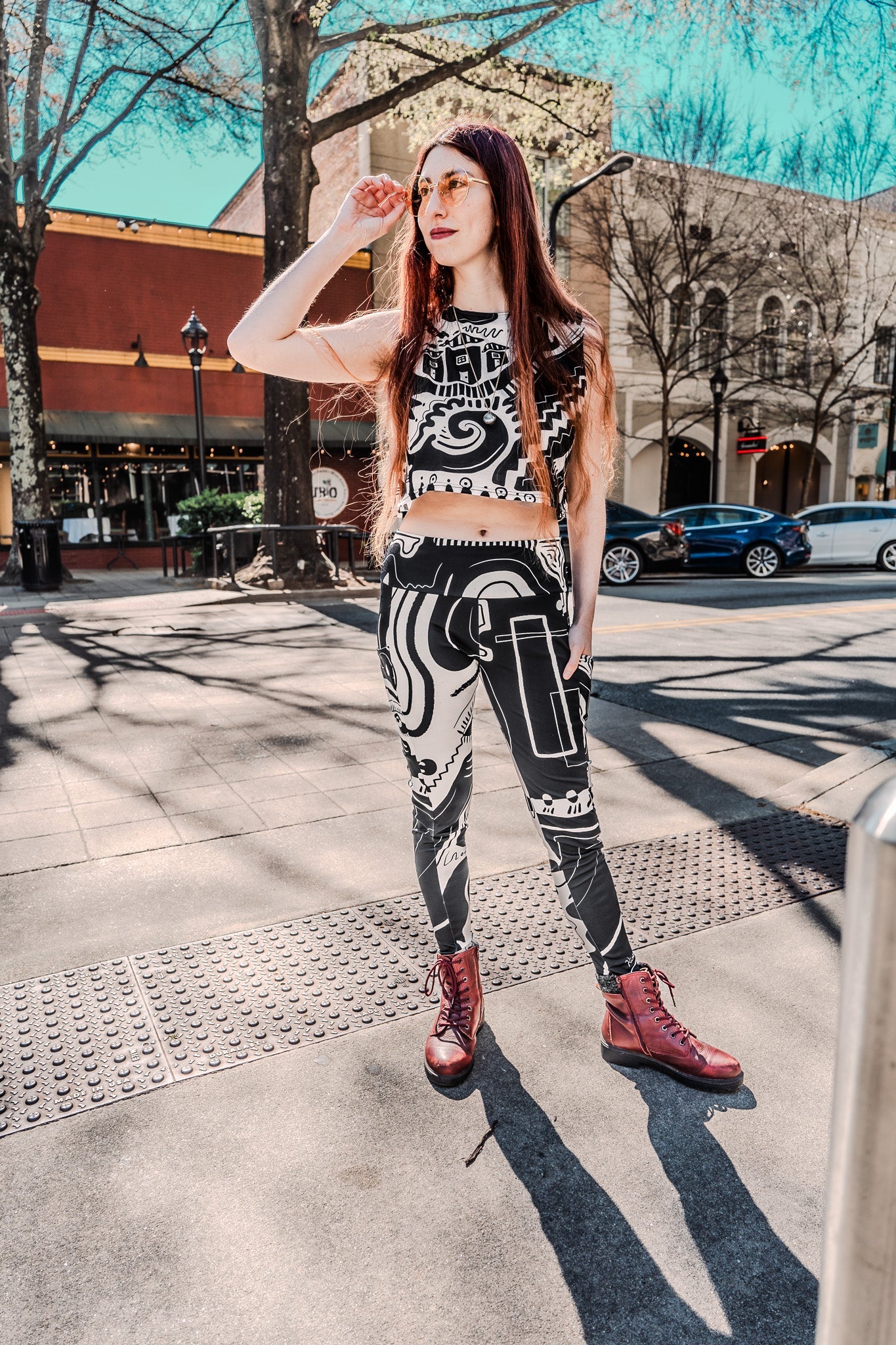 "Wild Wonder" Leggings with Pockets | Pants | All Around Artsy Fashion