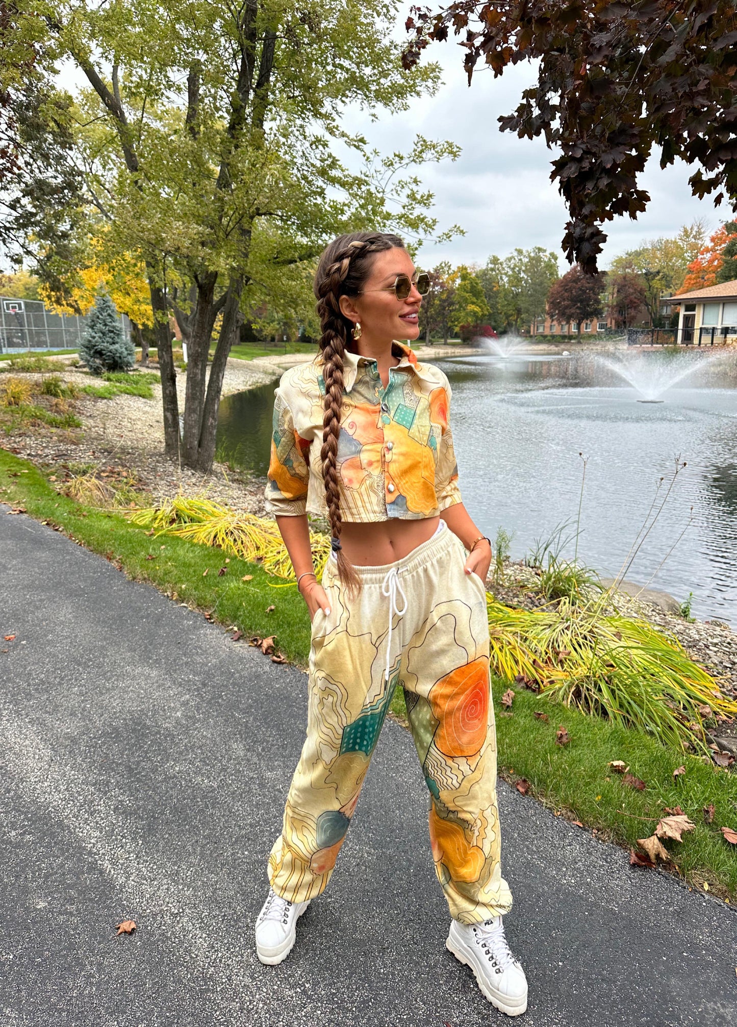 "As Above, So Below" - 2-Piece Set | Sets | All Around Artsy Fashion