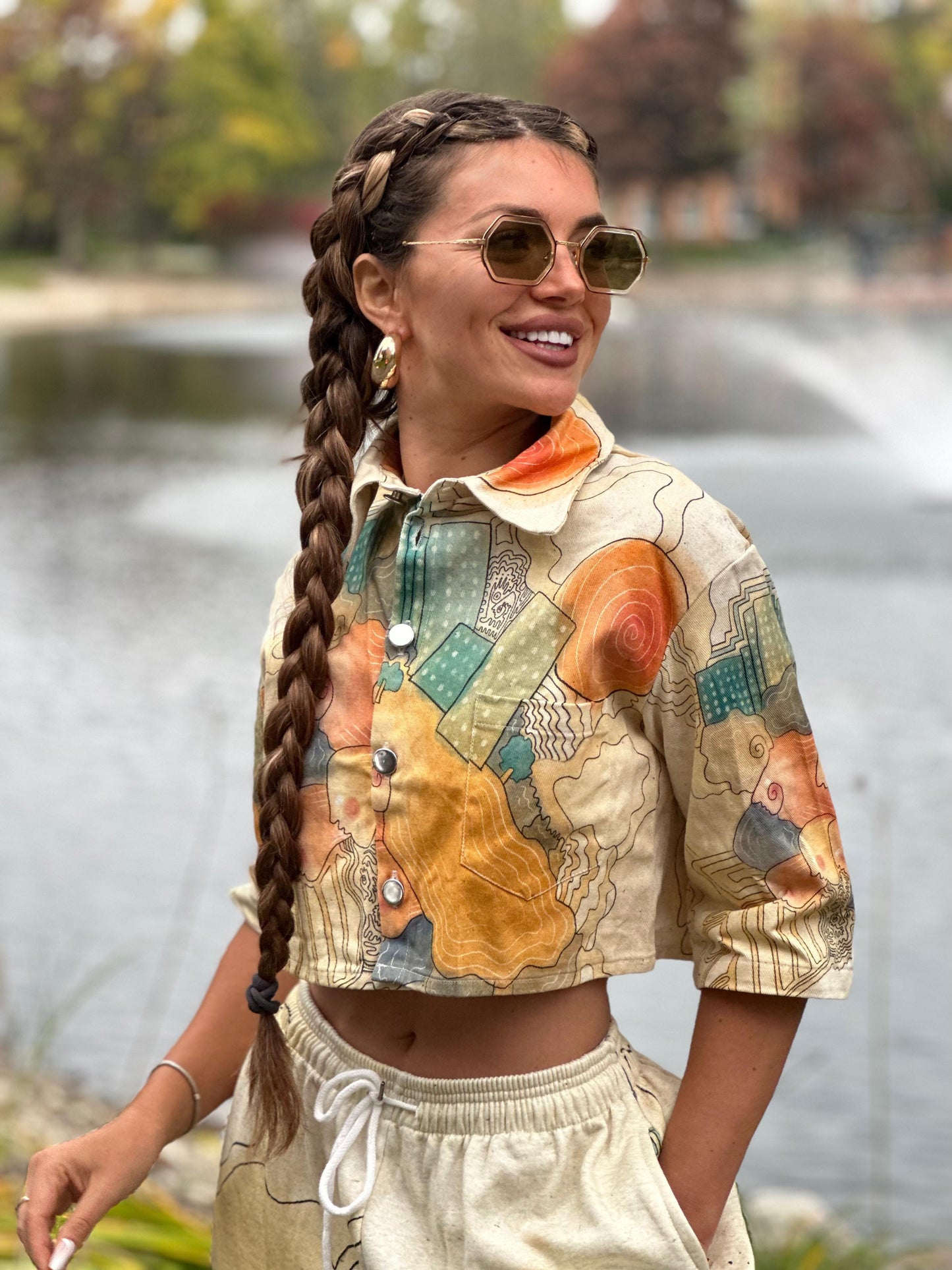 "As Above, So Below" - 2-Piece Set | Sets | All Around Artsy Fashion