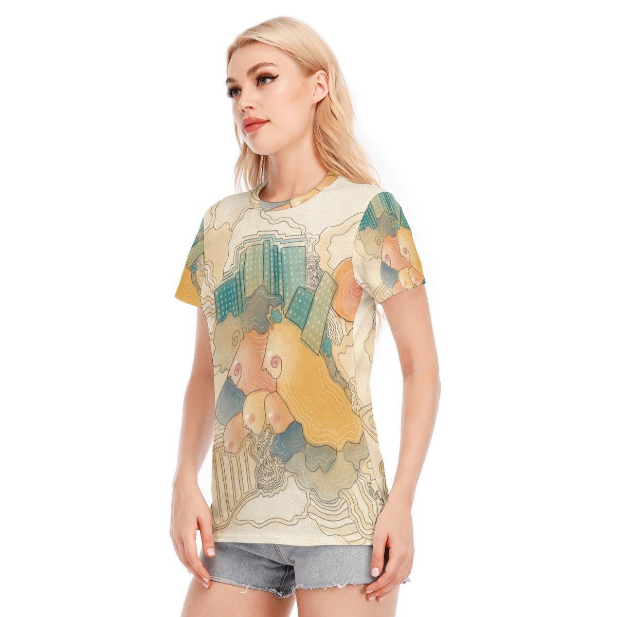 "As Above, So Below" - Women's T-Shirt | T-Shirts | All Around Artsy Fashion