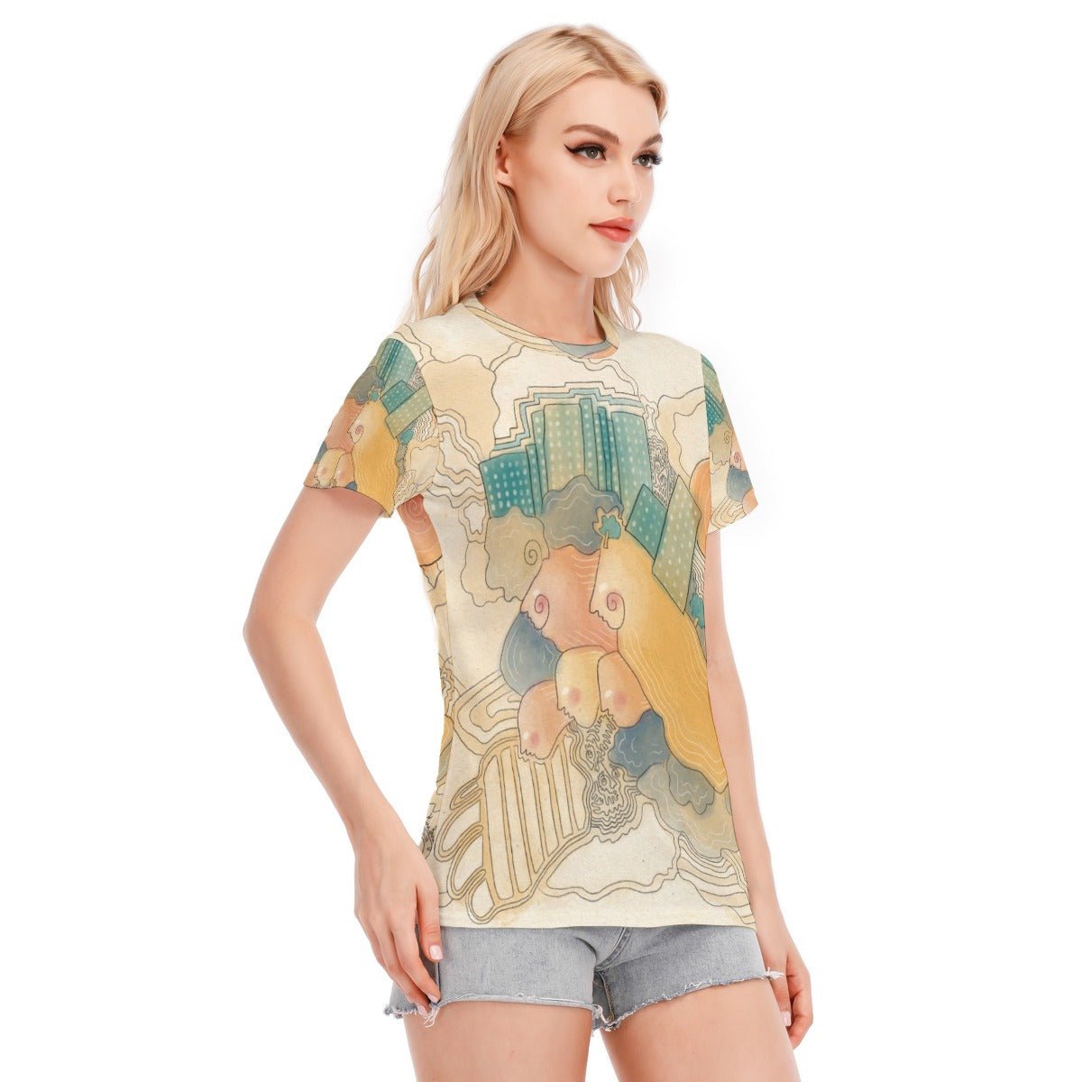 "As Above, So Below" - Women's T-Shirt | T-Shirts | All Around Artsy Fashion