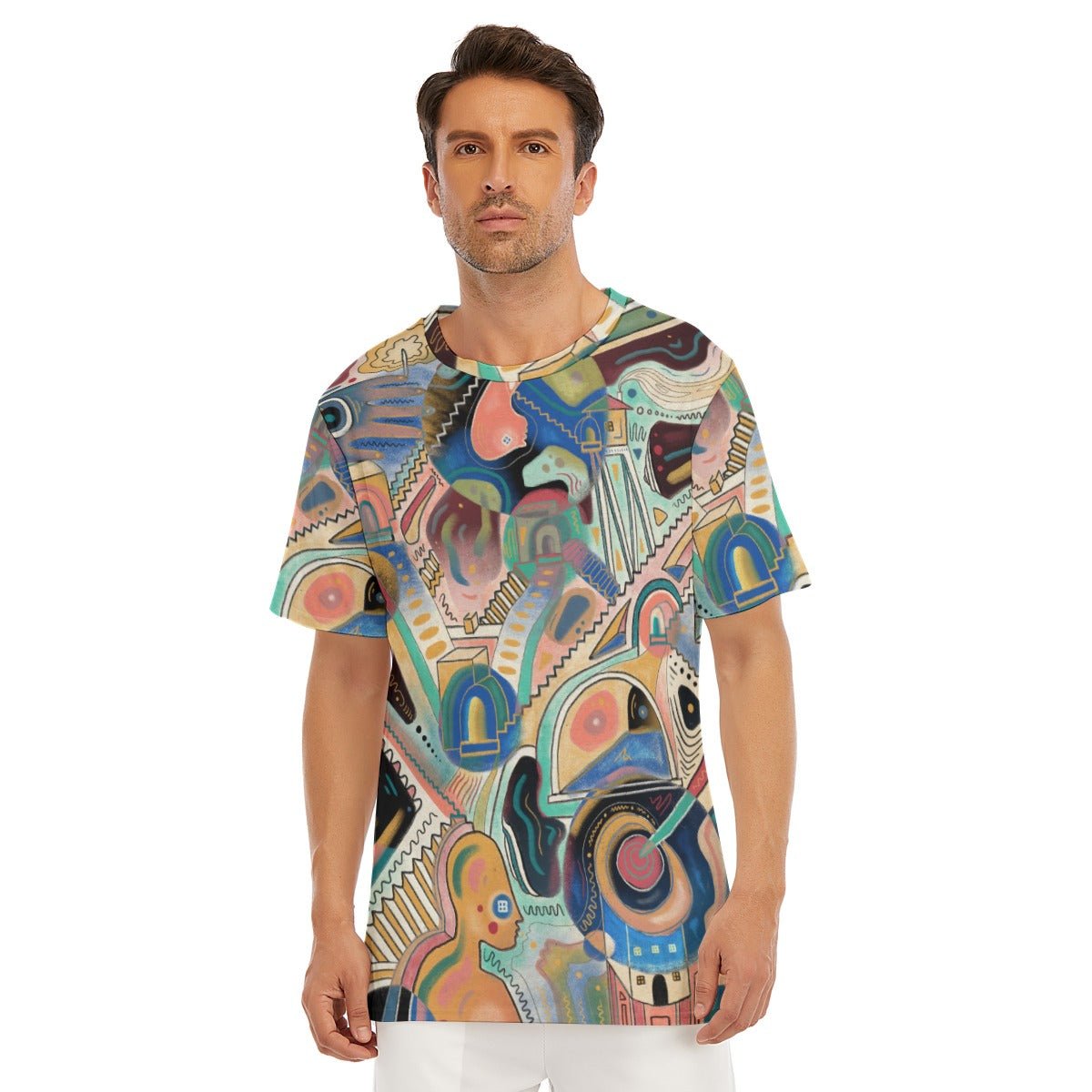 "Candid Cacophony" - Men's T-Shirt | T-Shirts | All Around Artsy Fashion