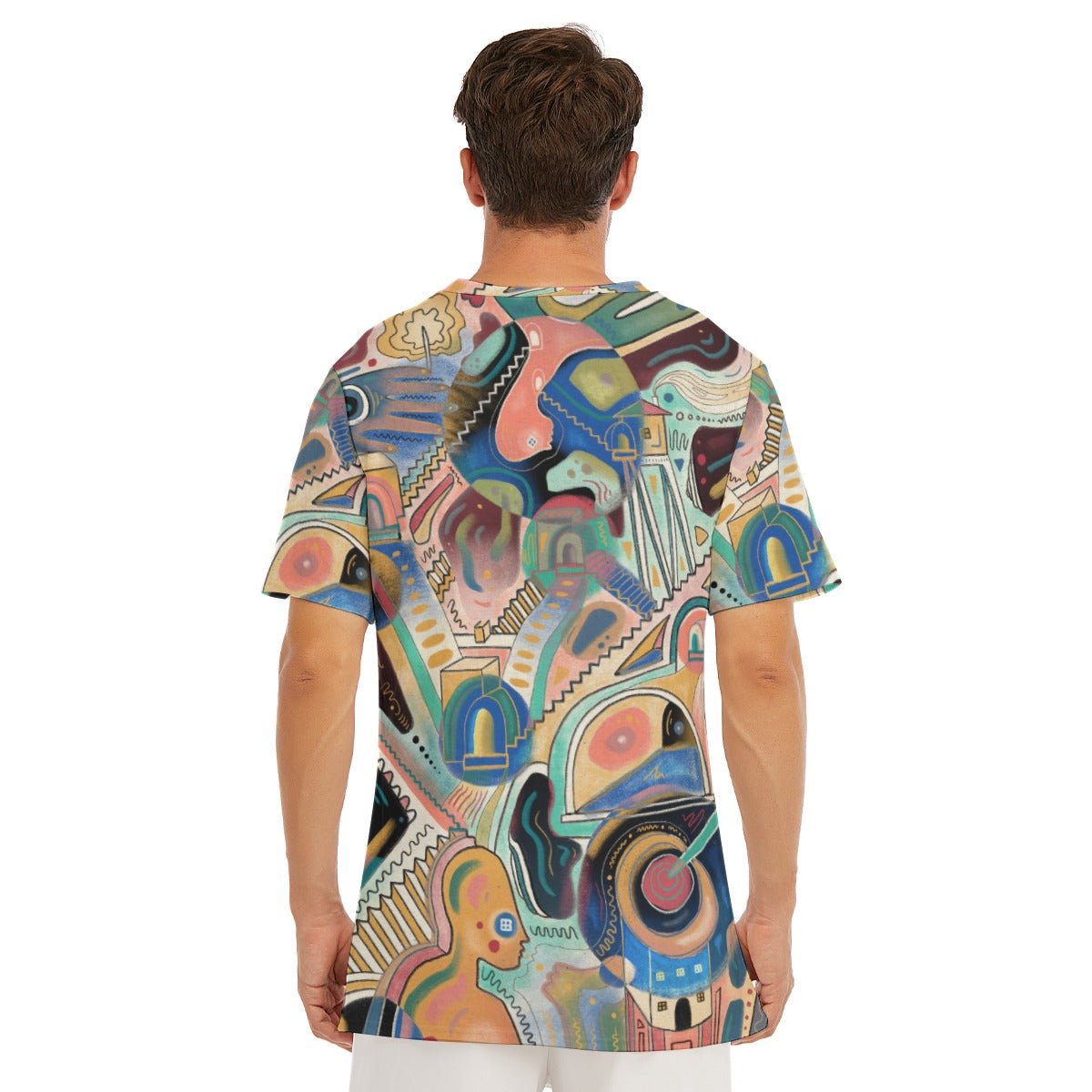 "Candid Cacophony" - Men's T-Shirt | T-Shirts | All Around Artsy Fashion