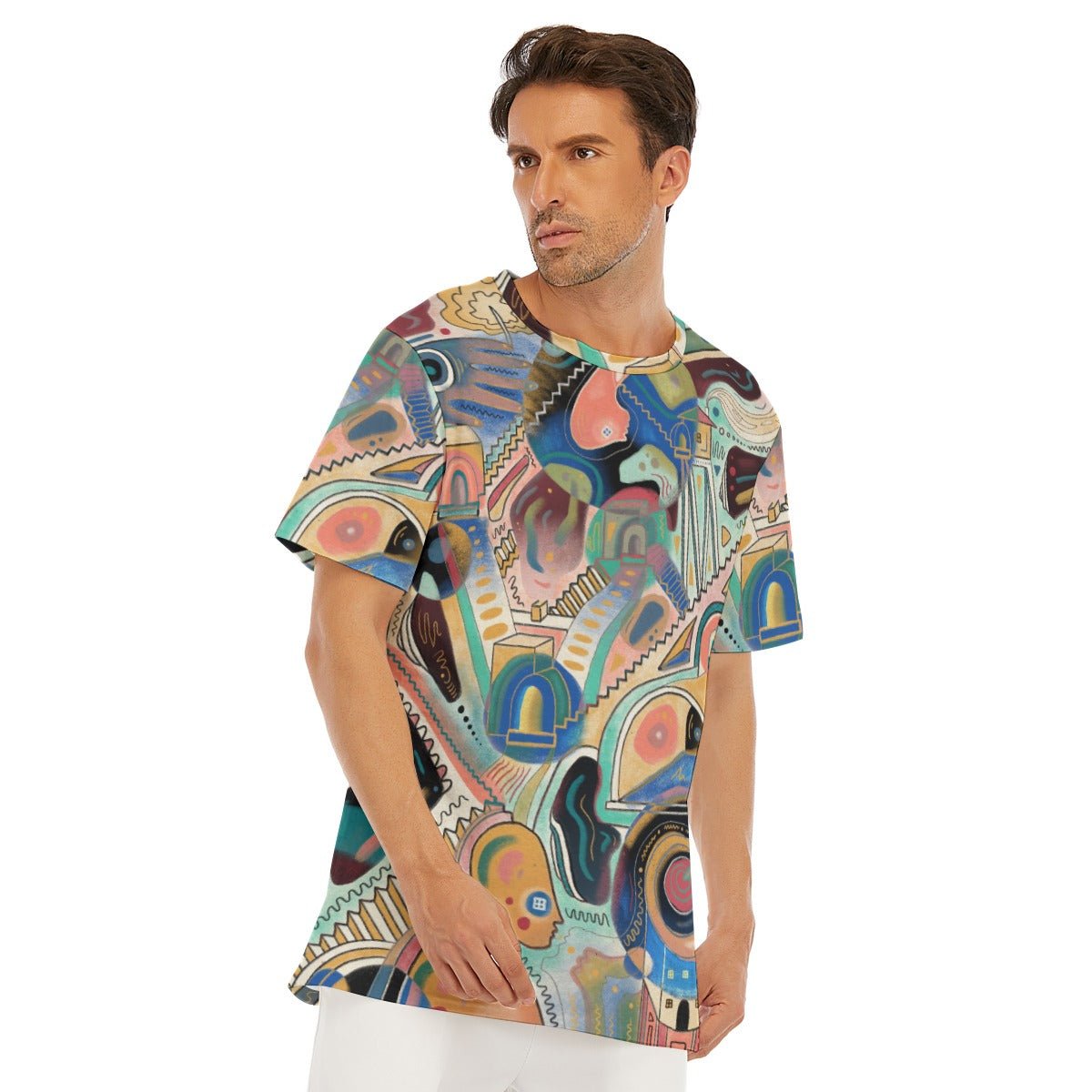 "Candid Cacophony" - Men's T-Shirt | T-Shirts | All Around Artsy Fashion