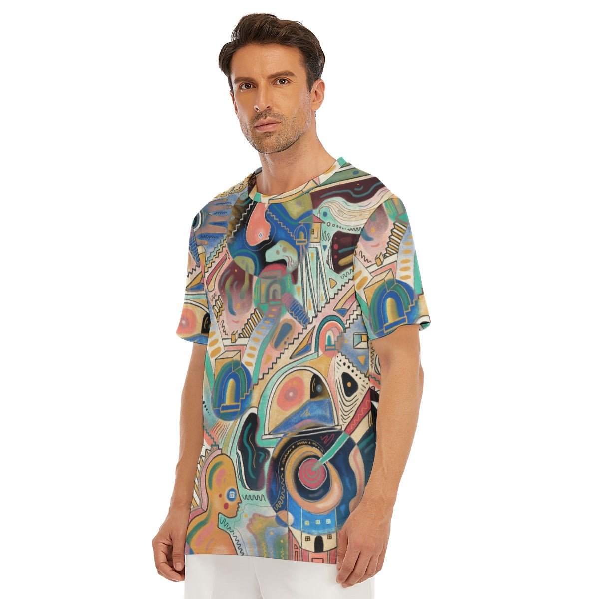 "Candid Cacophony" - Men's T-Shirt | T-Shirts | All Around Artsy Fashion