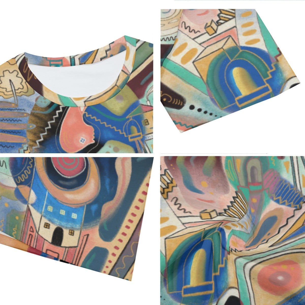 "Candid Cacophony" - Men's T-Shirt | T-Shirts | All Around Artsy Fashion