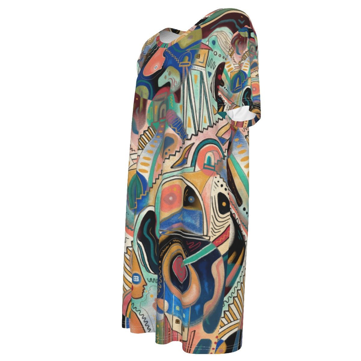 "Candid Cacophony" - Women's Dress | Dresses | All Around Artsy Fashion