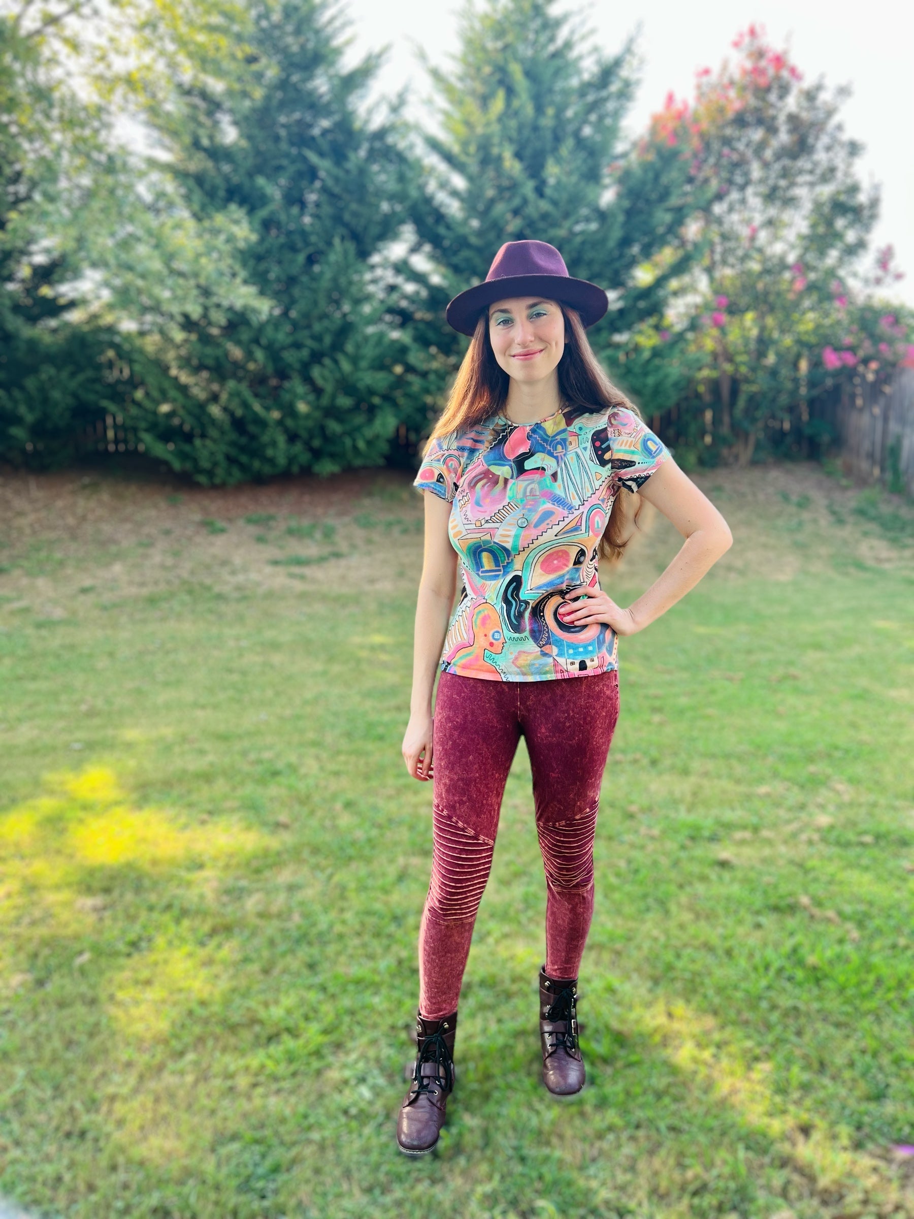 "Candid Cacophony" - Women's T-Shirt | T-Shirts | All Around Artsy Fashion