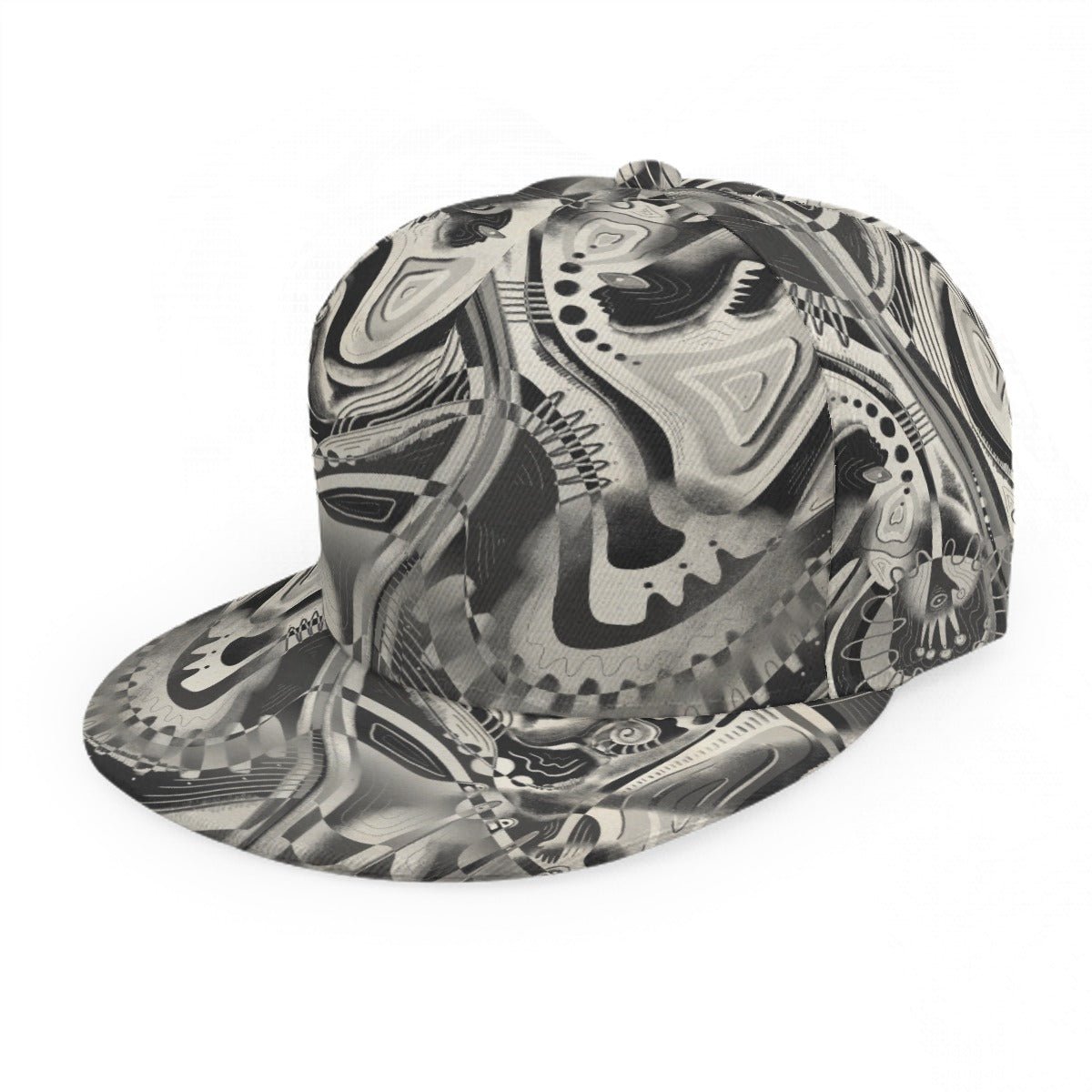 "Emotion Erosion" - Flat Brim Baseball Hat | Hats | All Around Artsy Fashion