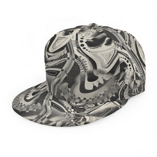 "Emotion Erosion" - Flat Brim Baseball Hat | Hats | All Around Artsy Fashion