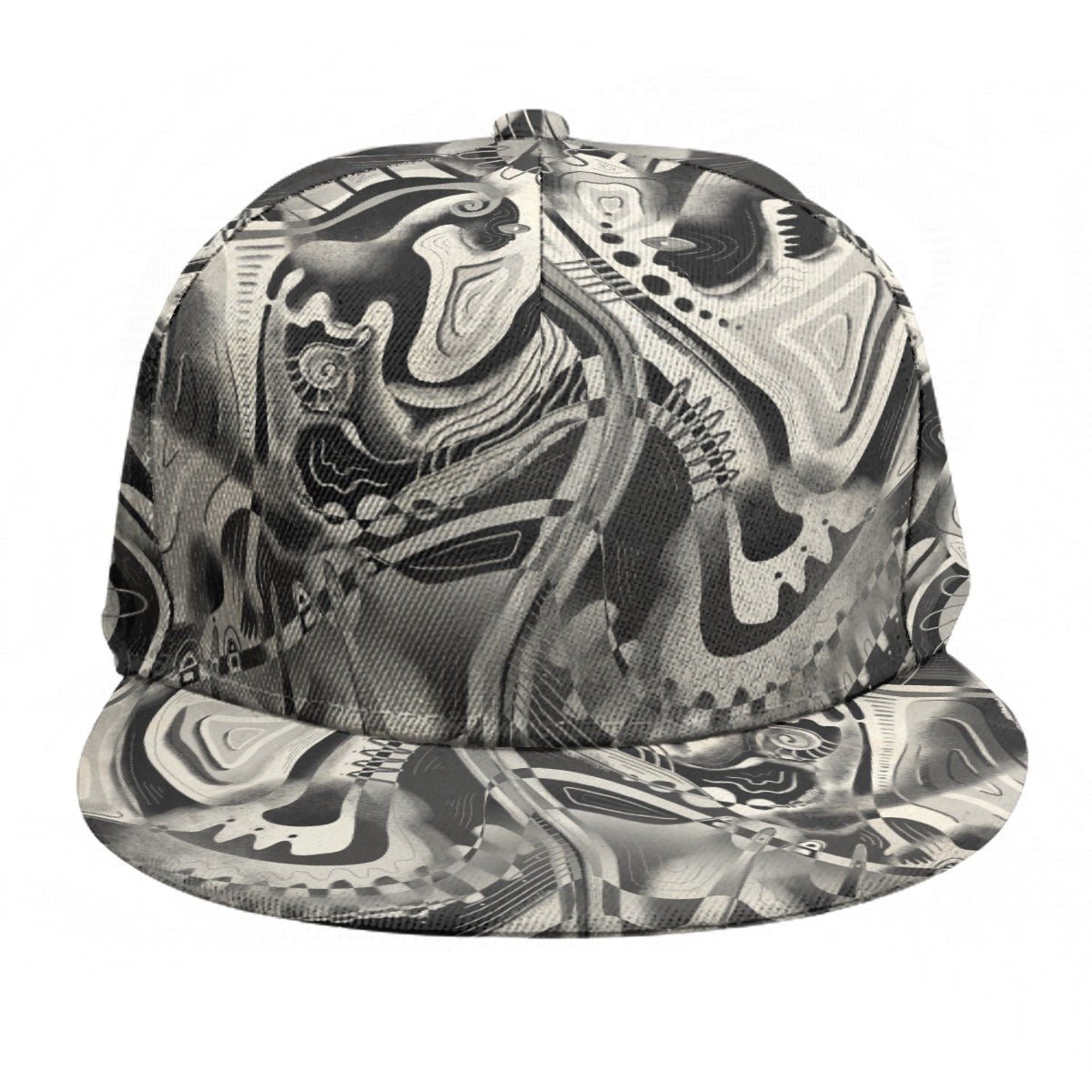 "Emotion Erosion" - Flat Brim Baseball Hat | Hats | All Around Artsy Fashion