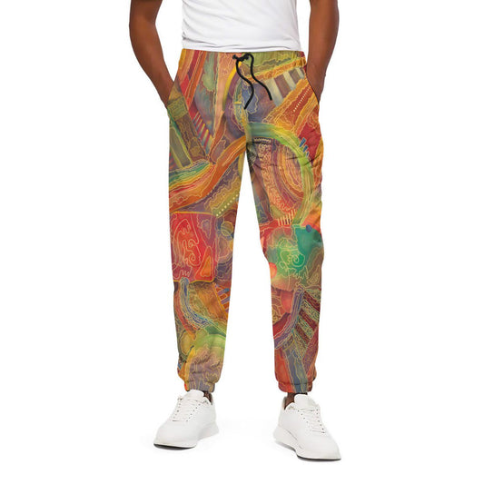 "Labyrinth" - Unisex Sweatpants | Pants | All Around Artsy Fashion