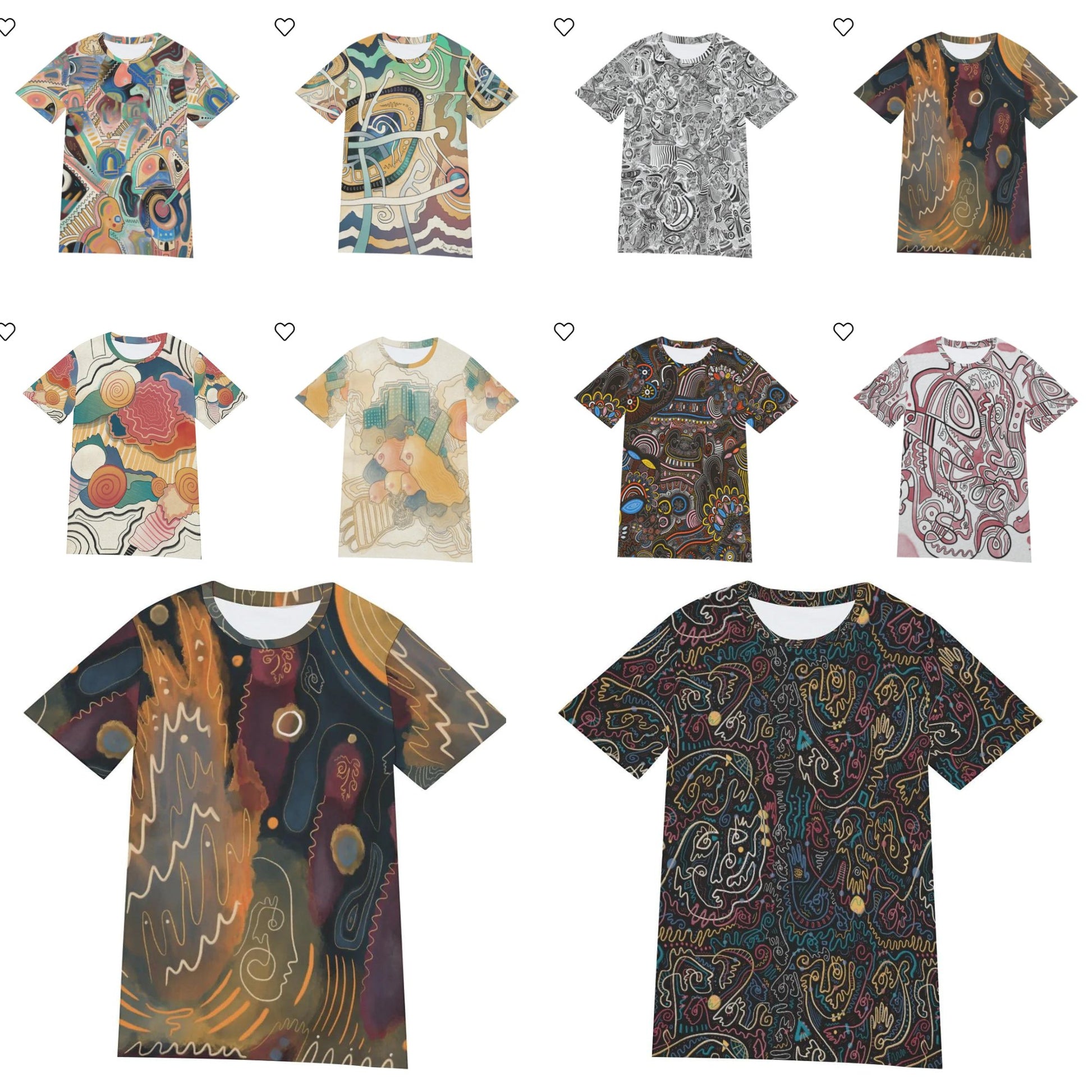 Men's T-Shirt Mix Pack (9 Shirts) | T-Shirts | All Around Artsy Fashion