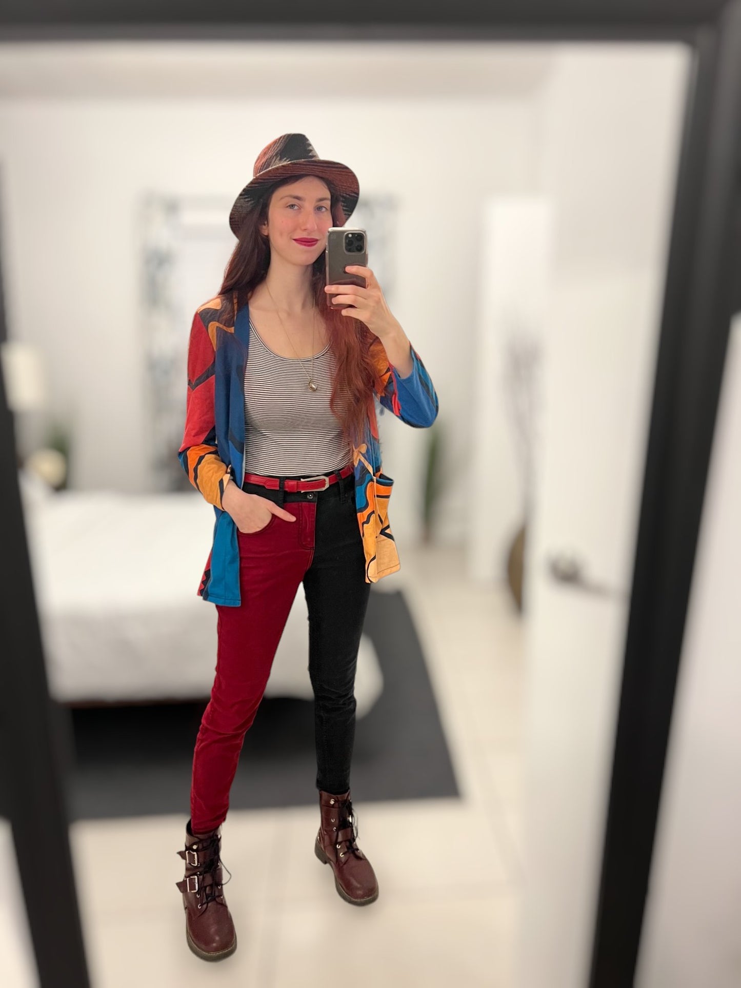 "Rainbow Reach" - Women's Cardigan | Jackets & Hoodies | All Around Artsy Fashion