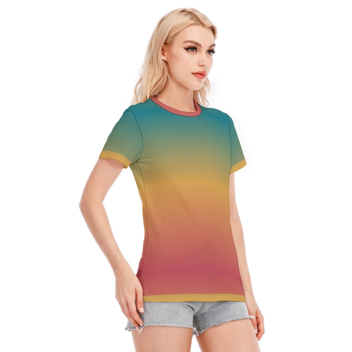Rainbow Women's T-Shirt | T-Shirts | All Around Artsy Fashion