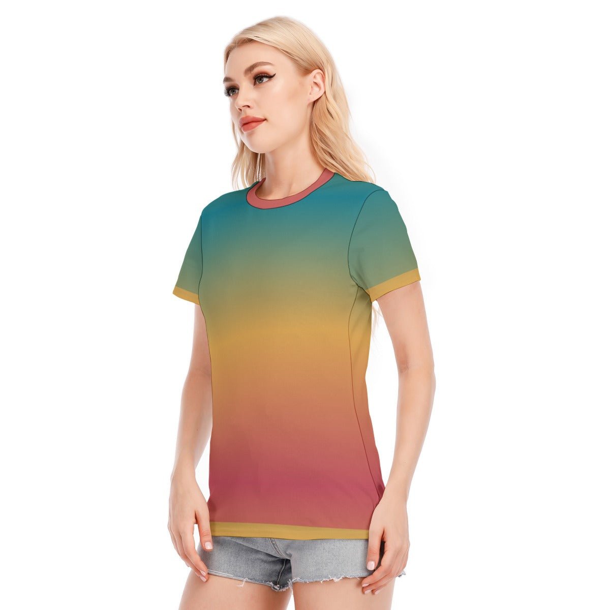 Rainbow Women's T-Shirt | T-Shirts | All Around Artsy Fashion