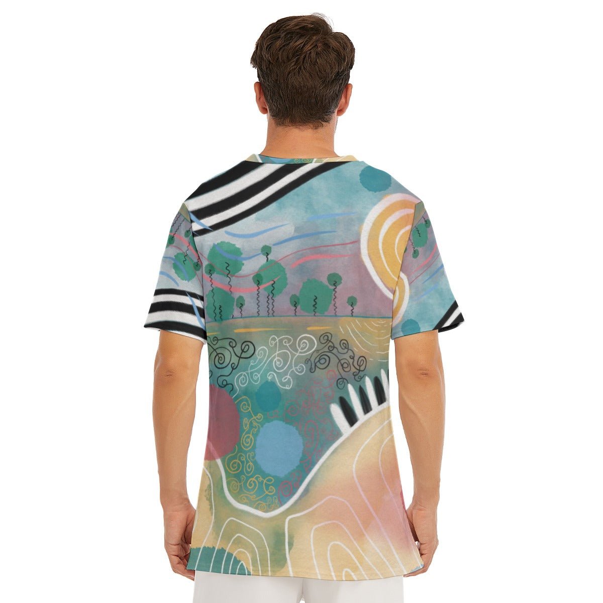 "Summer Serendipity" - Men's T-Shirt | T-Shirts | All Around Artsy Fashion