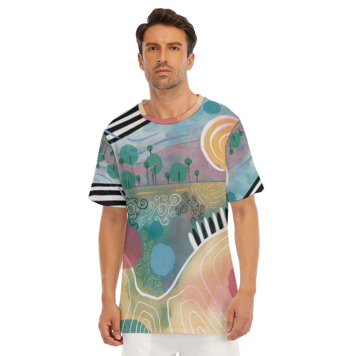 "Summer Serendipity" - Men's T-Shirt | T-Shirts | All Around Artsy Fashion