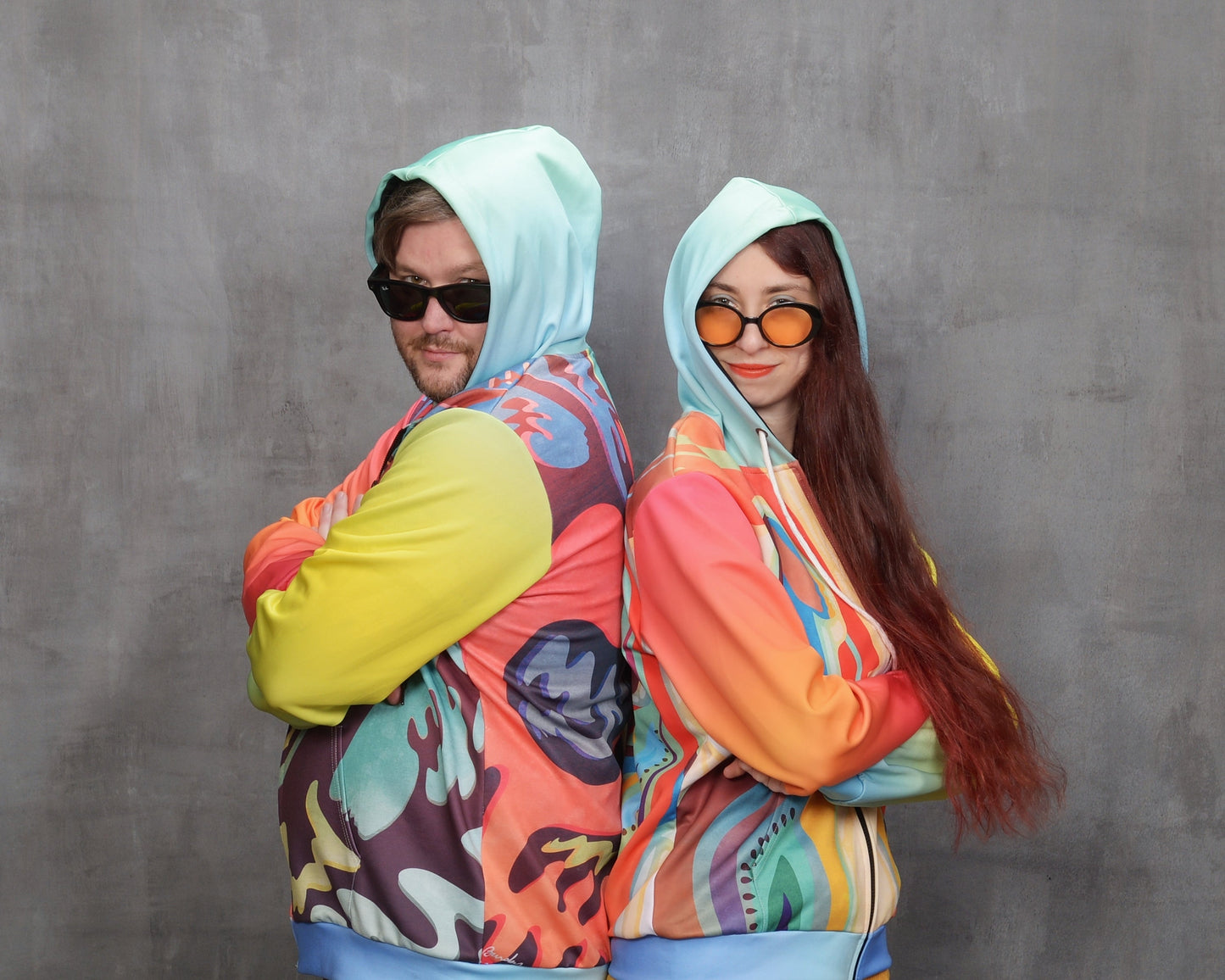 "Vintage Nomad" - Zip Up Hoodie | Jackets & Hoodies | All Around Artsy Fashion