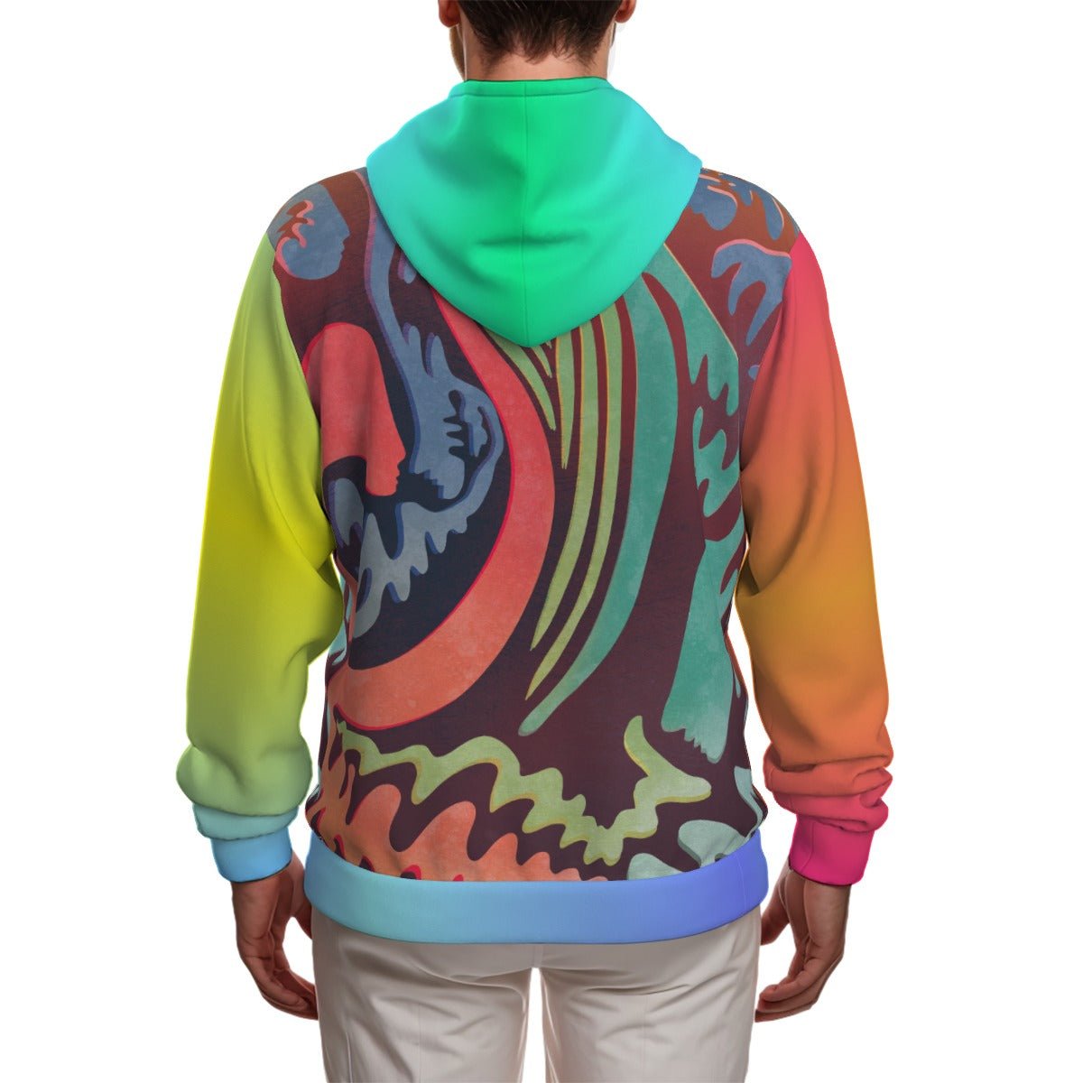 "Vintage Nomad" - Zip Up Hoodie | Jackets & Hoodies | All Around Artsy Fashion