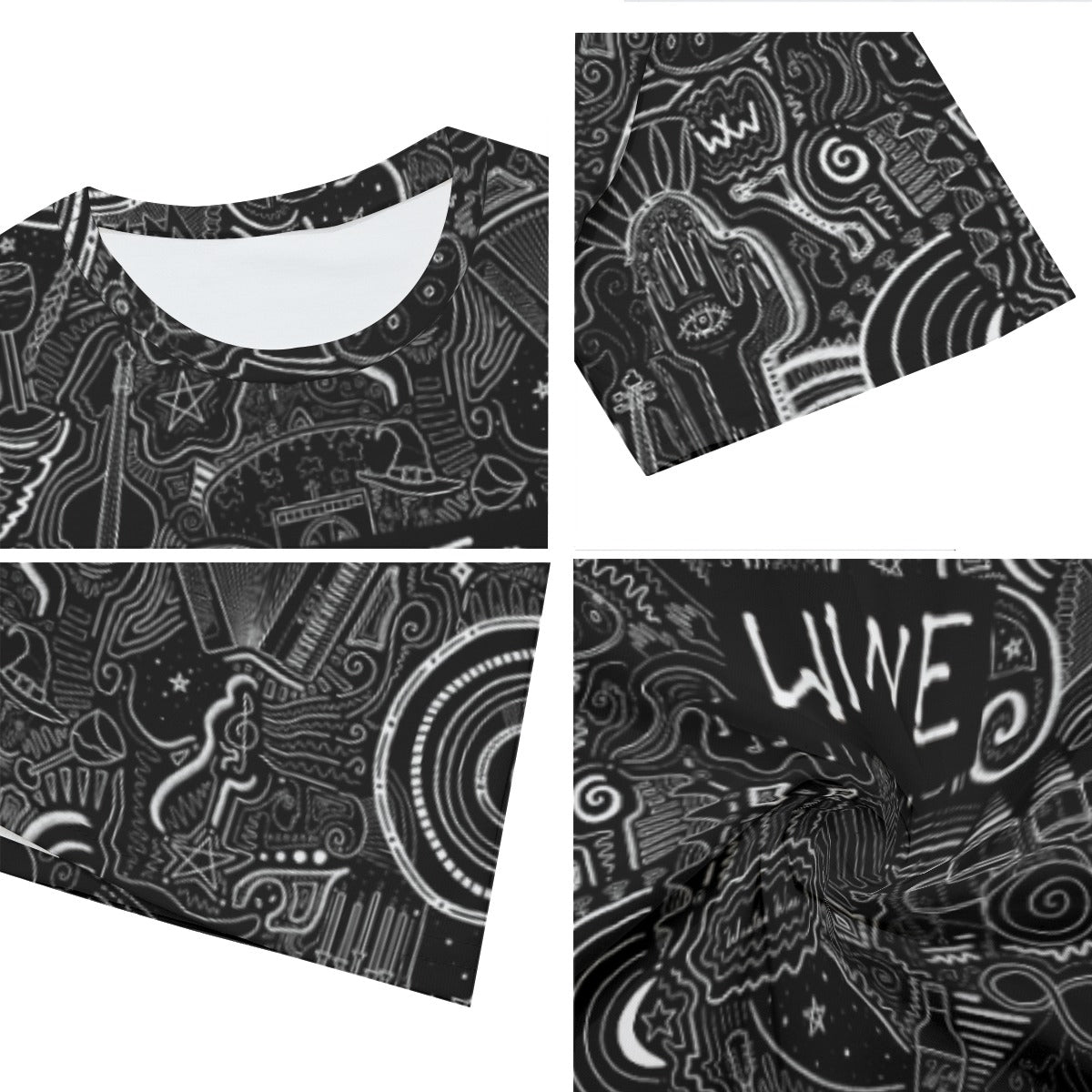 "Wasted Wine" - Men's T-Shirt | T-Shirts | All Around Artsy Fashion