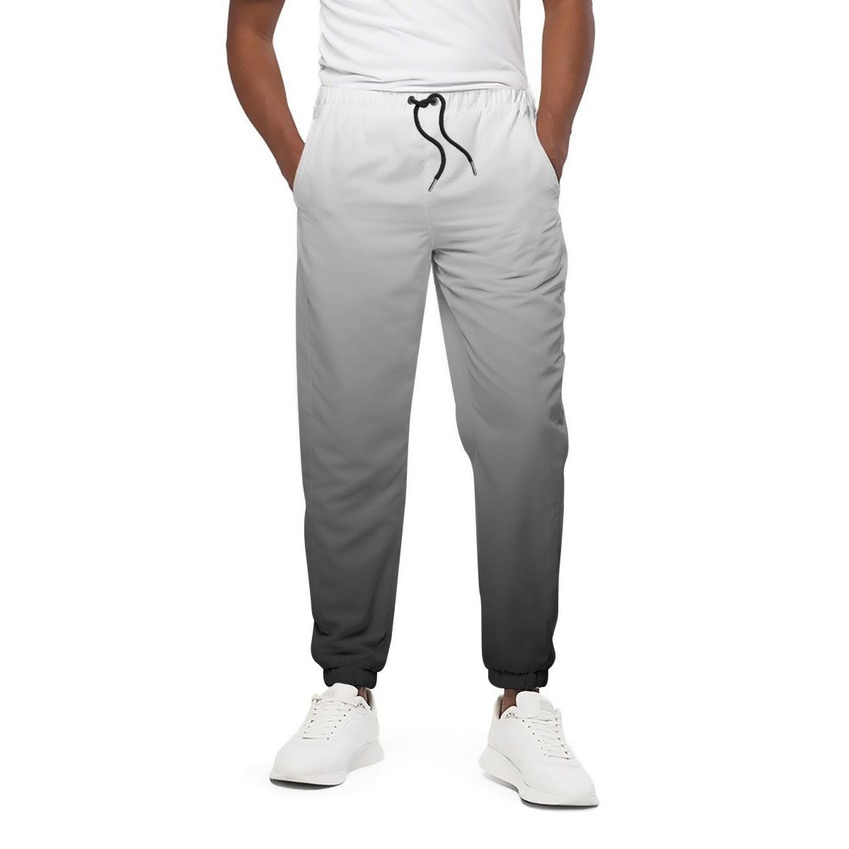 White to Black Ombré Sweatpants | Pants | All Around Artsy Fashion