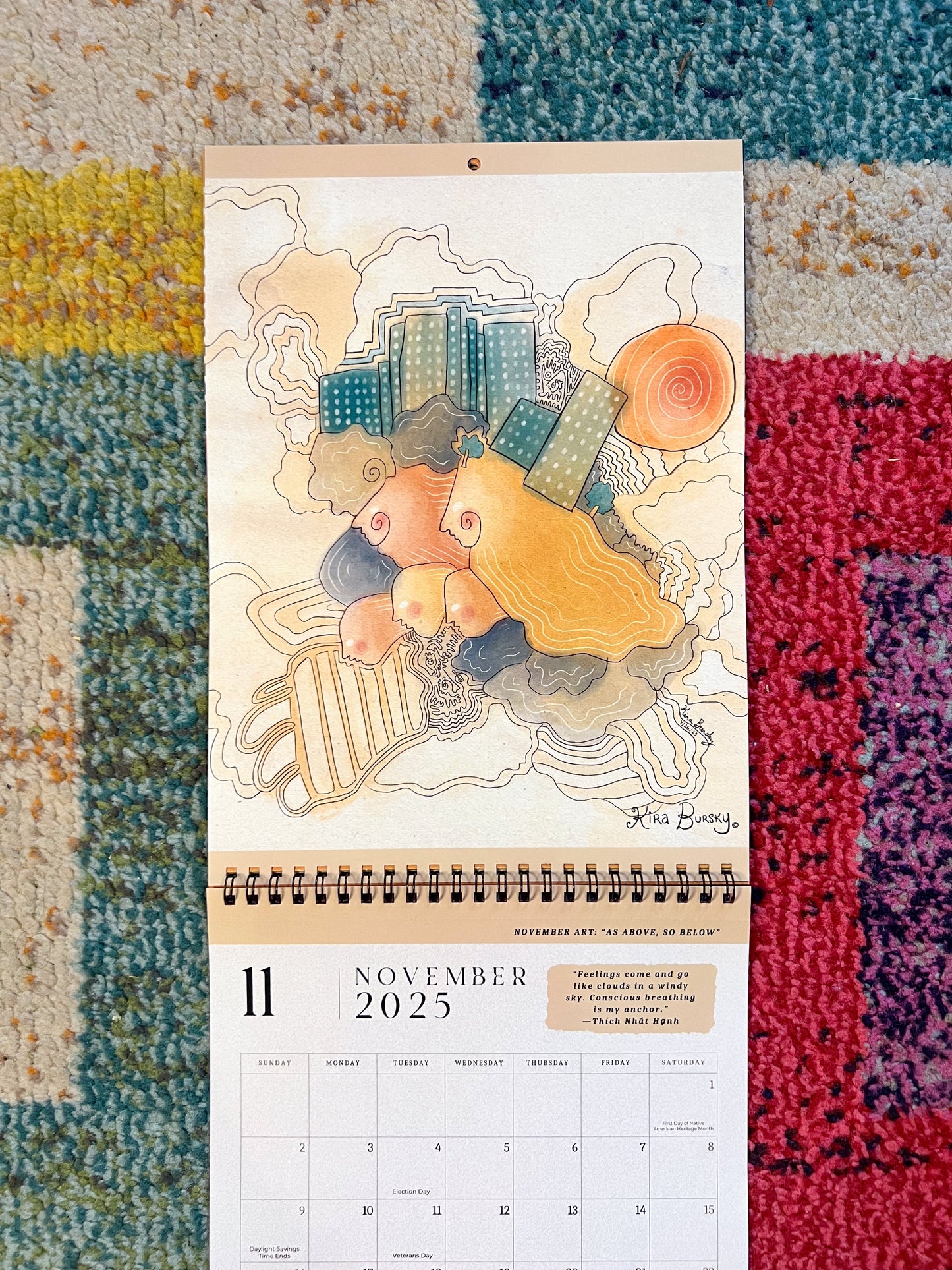 2025 Perforated Art Calendar | Calendar | All Around Artsy Fashion