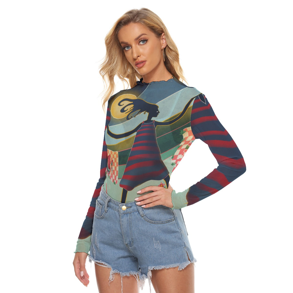 "July" Mesh Shirt