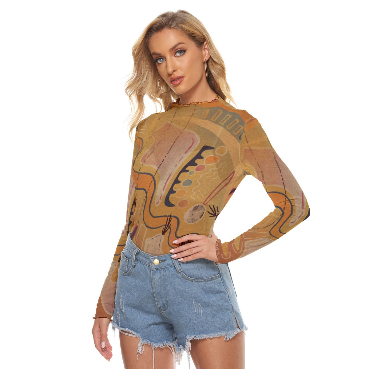 "August" Mesh Shirt