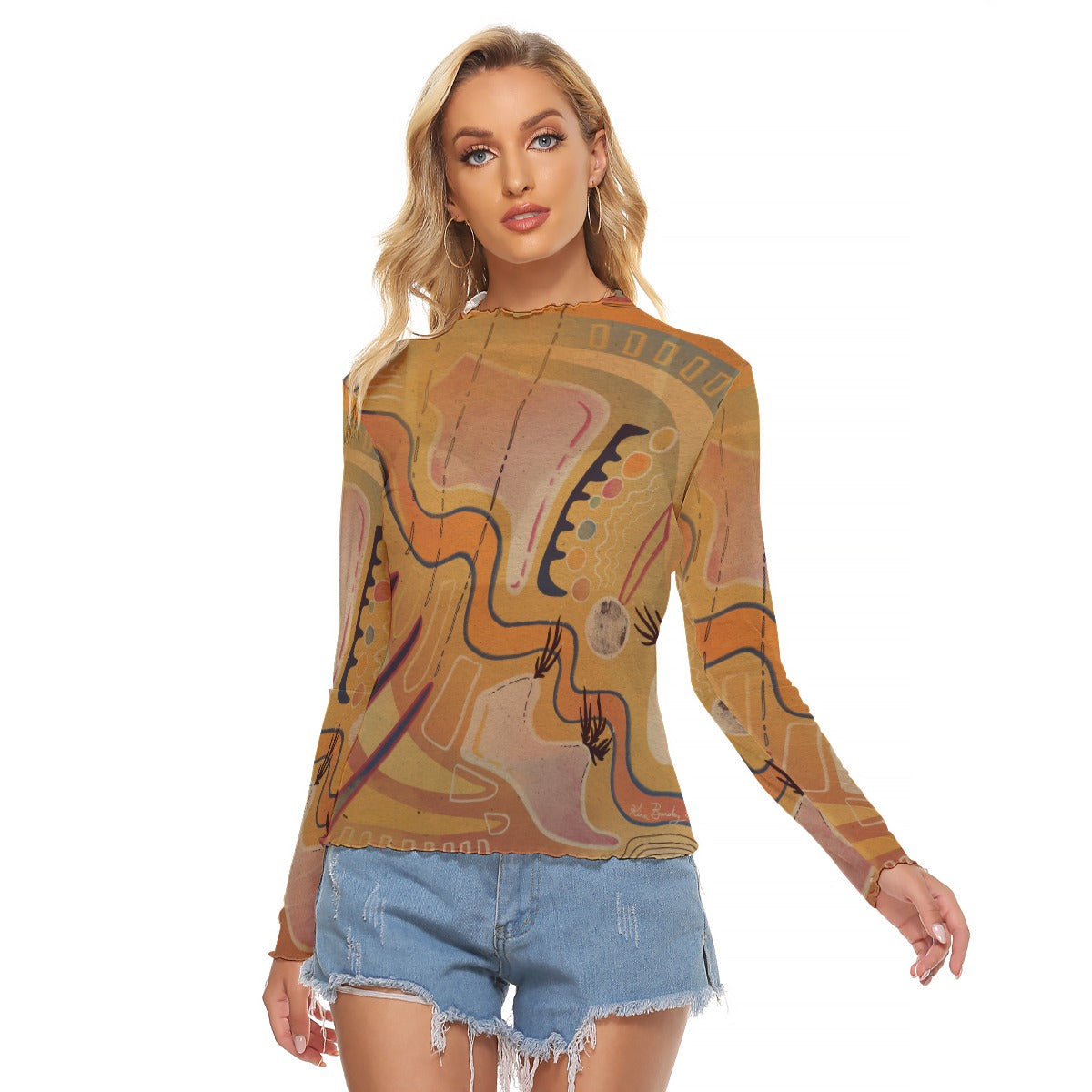 "August" Mesh Shirt