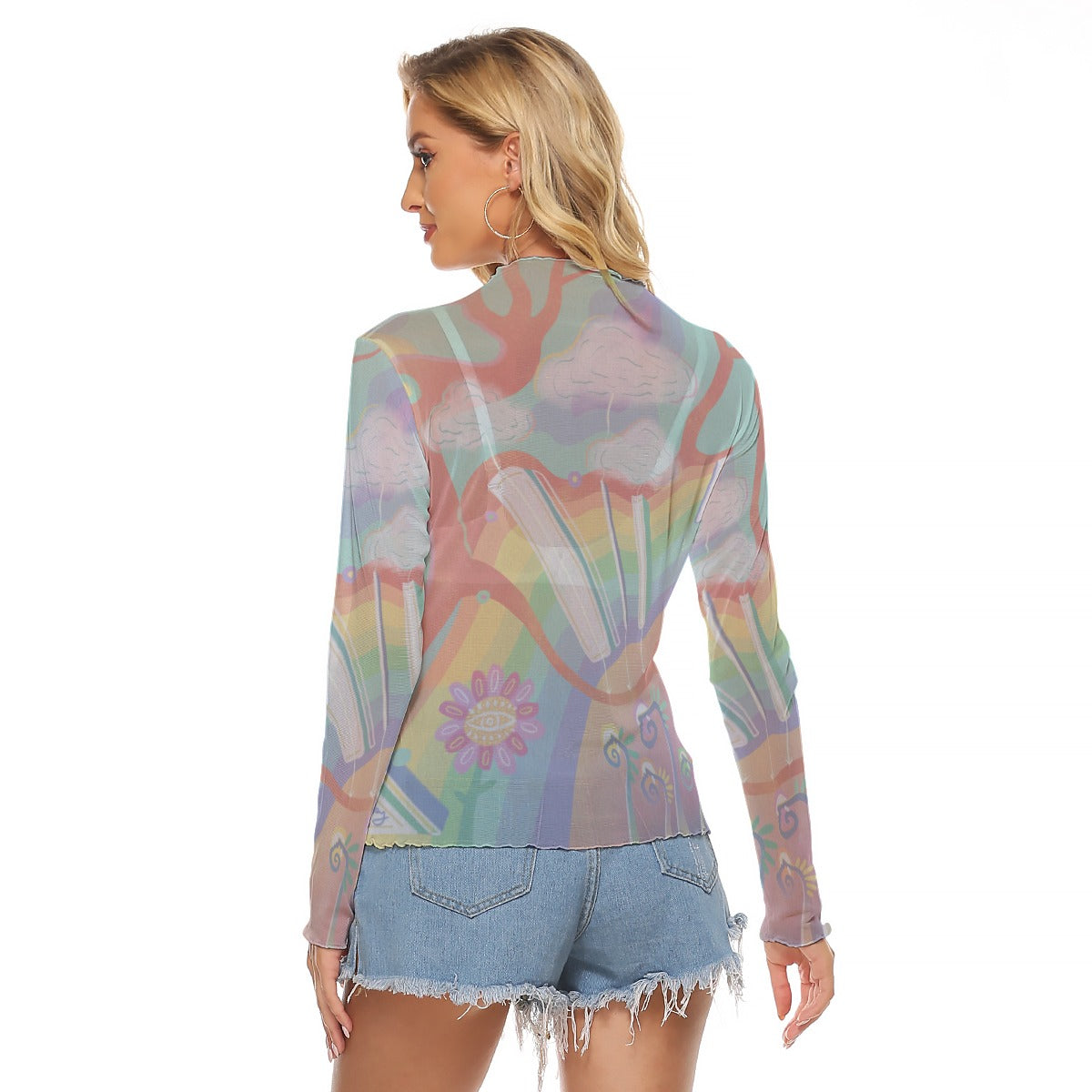 "April" Mesh Shirt