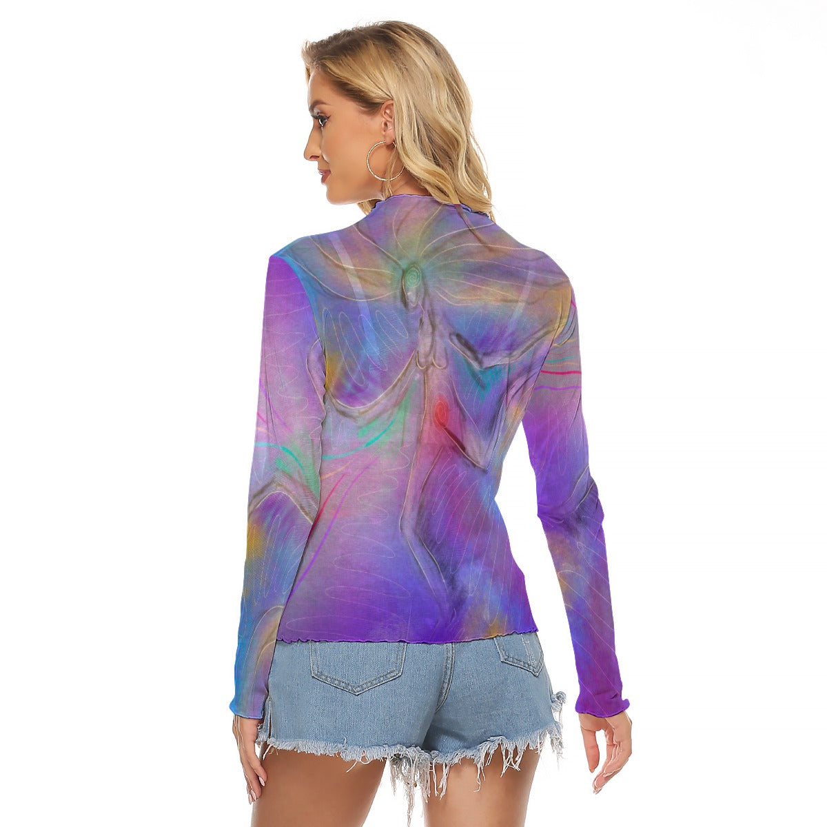 "Purple People" Mesh Shirt