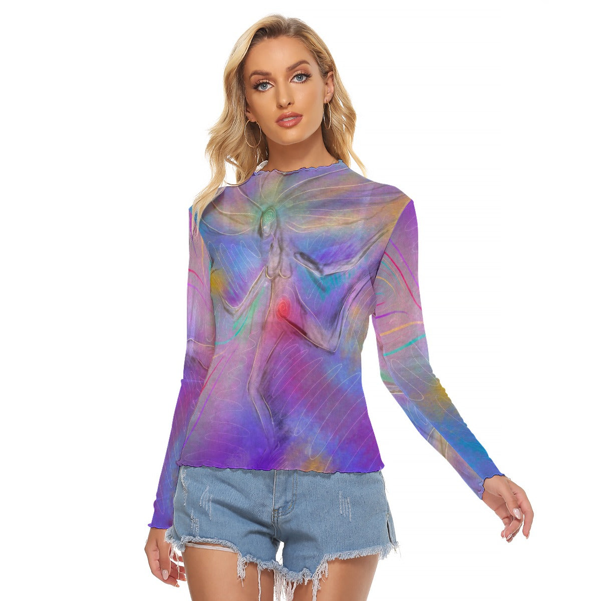 "Purple People" Mesh Shirt
