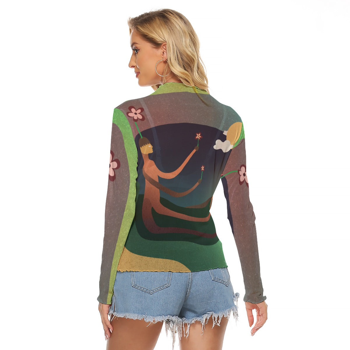 "Well Rooted" Mesh Shirt
