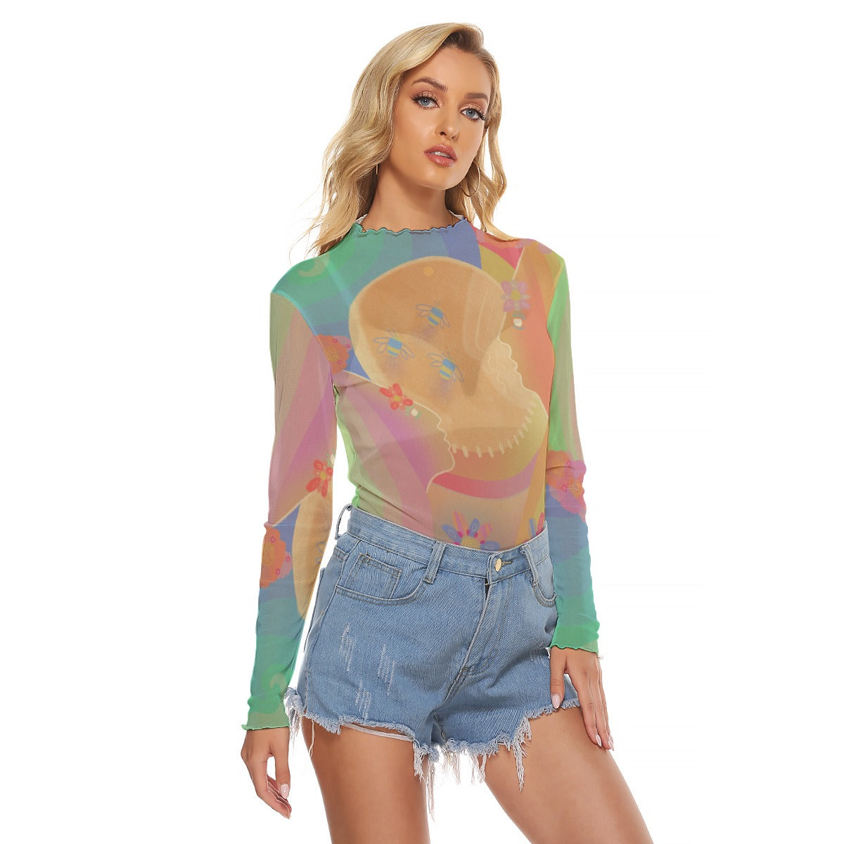 "May" Mesh Shirt