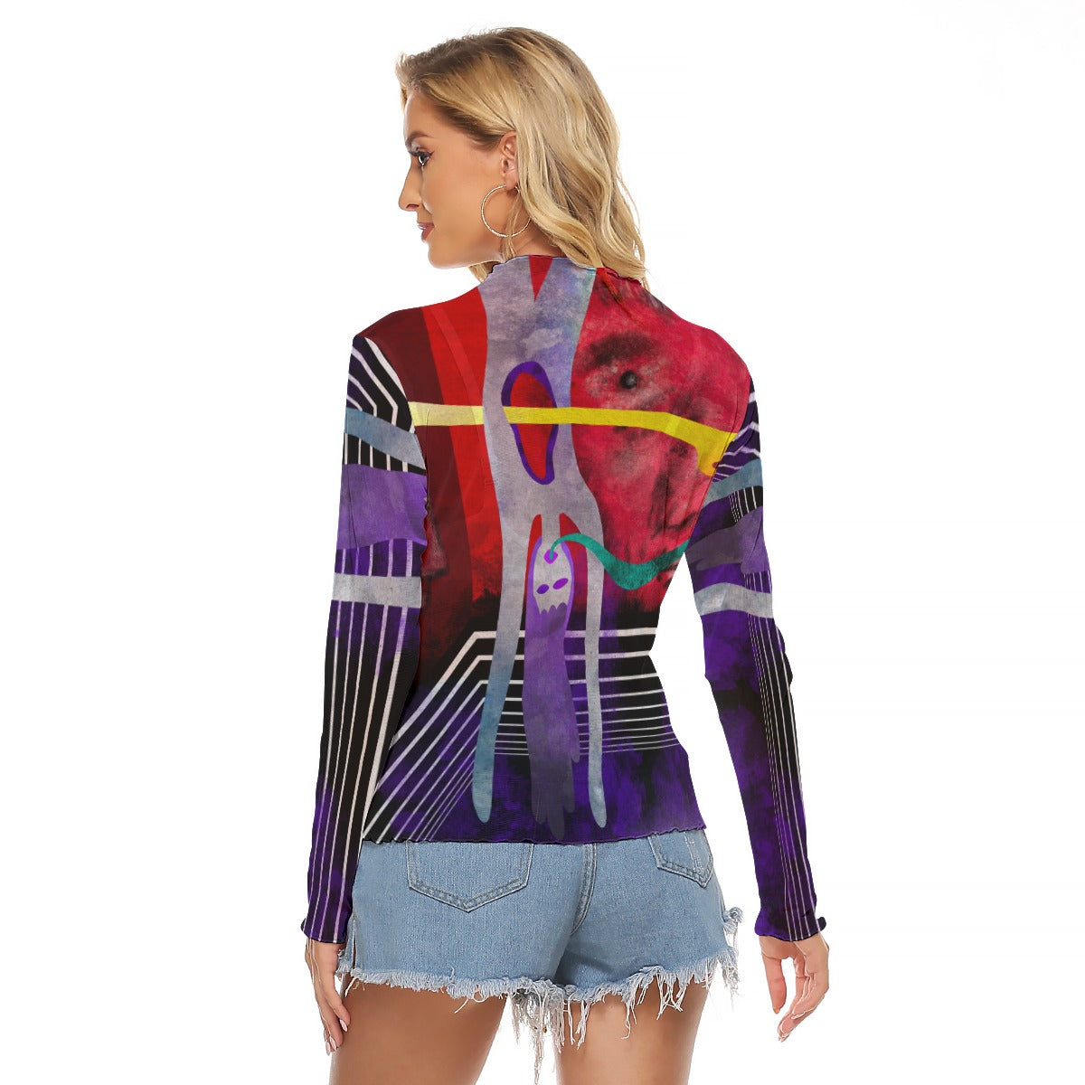 "Hanging On" Mesh Shirt