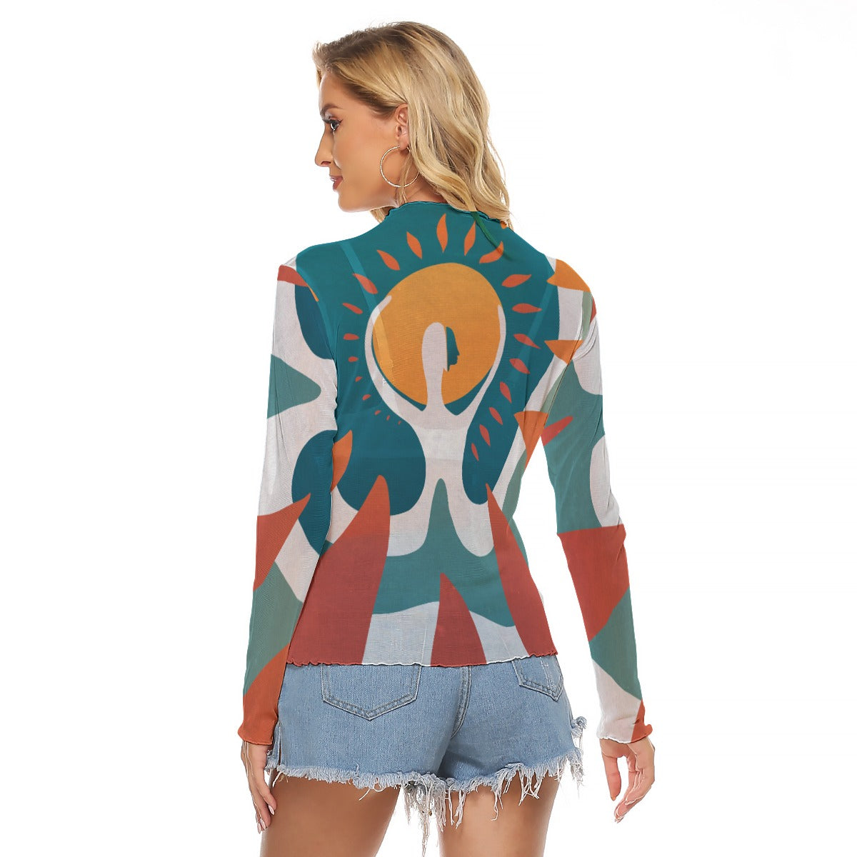 "Helios Hug" Mesh Shirt