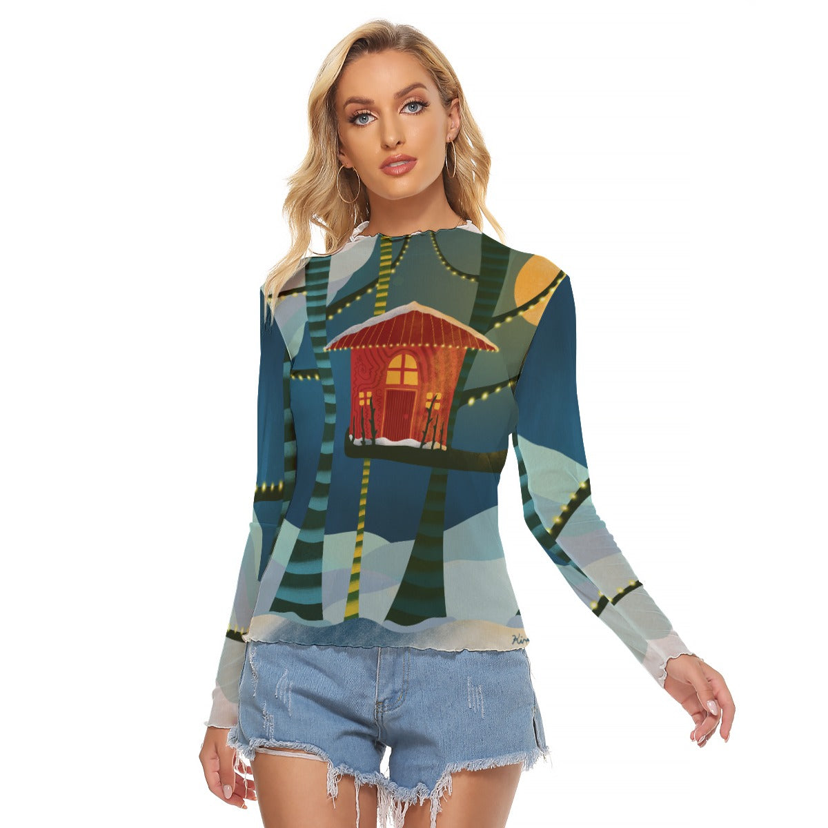 "December" Mesh Shirt