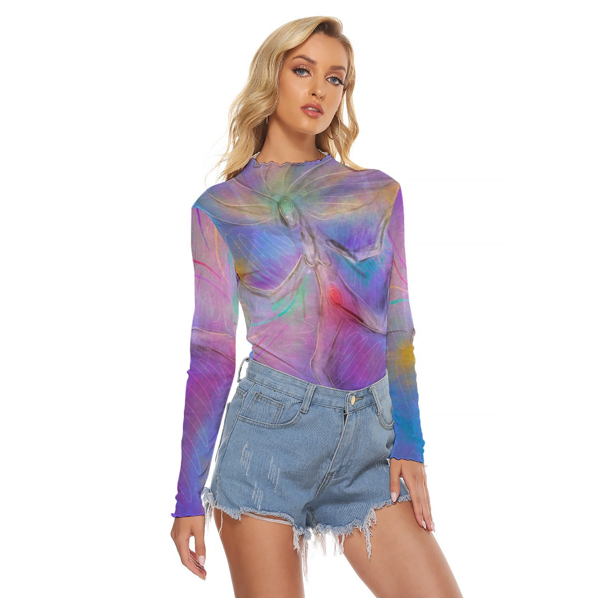 "Purple People" Mesh Shirt