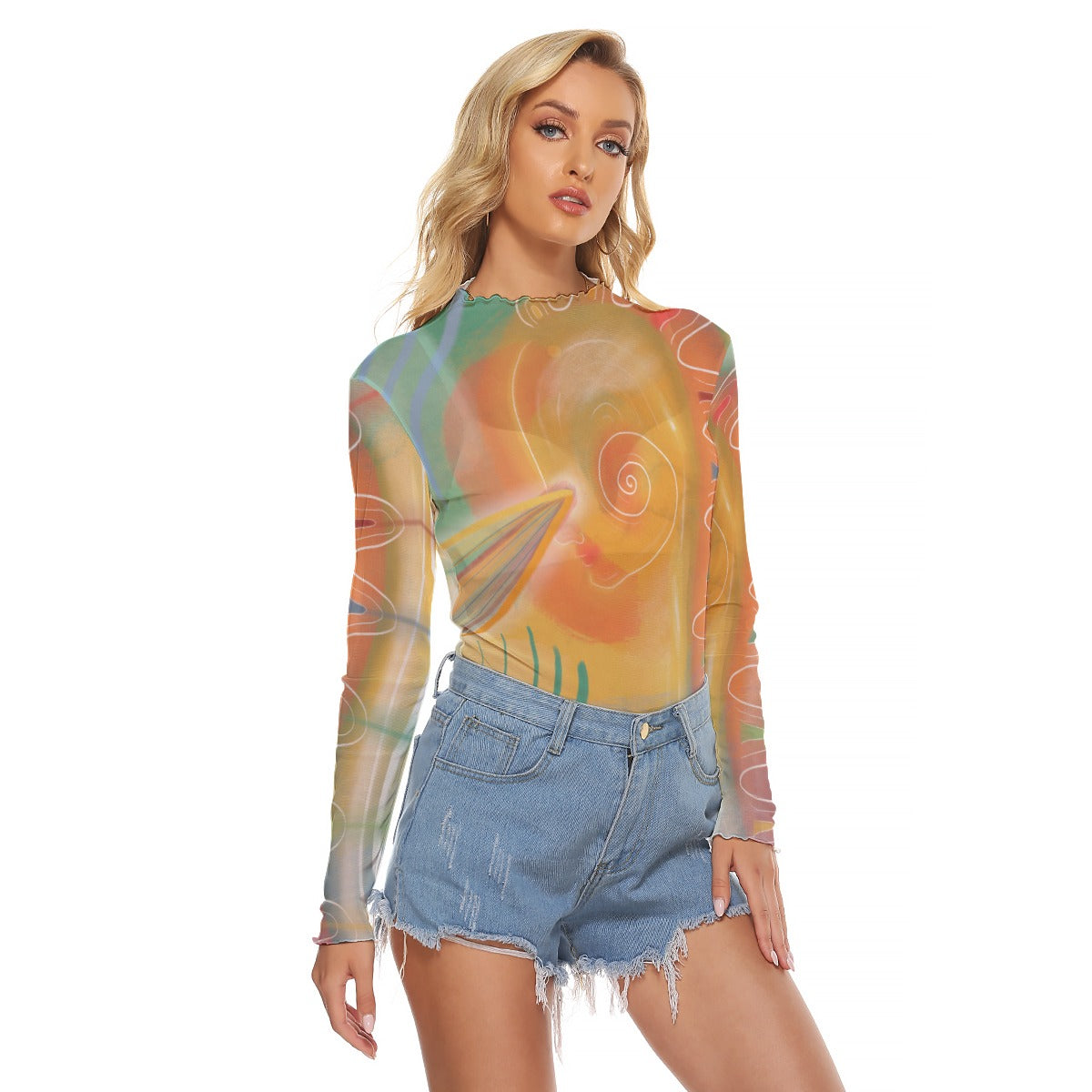 "Awakened" Mesh Shirt