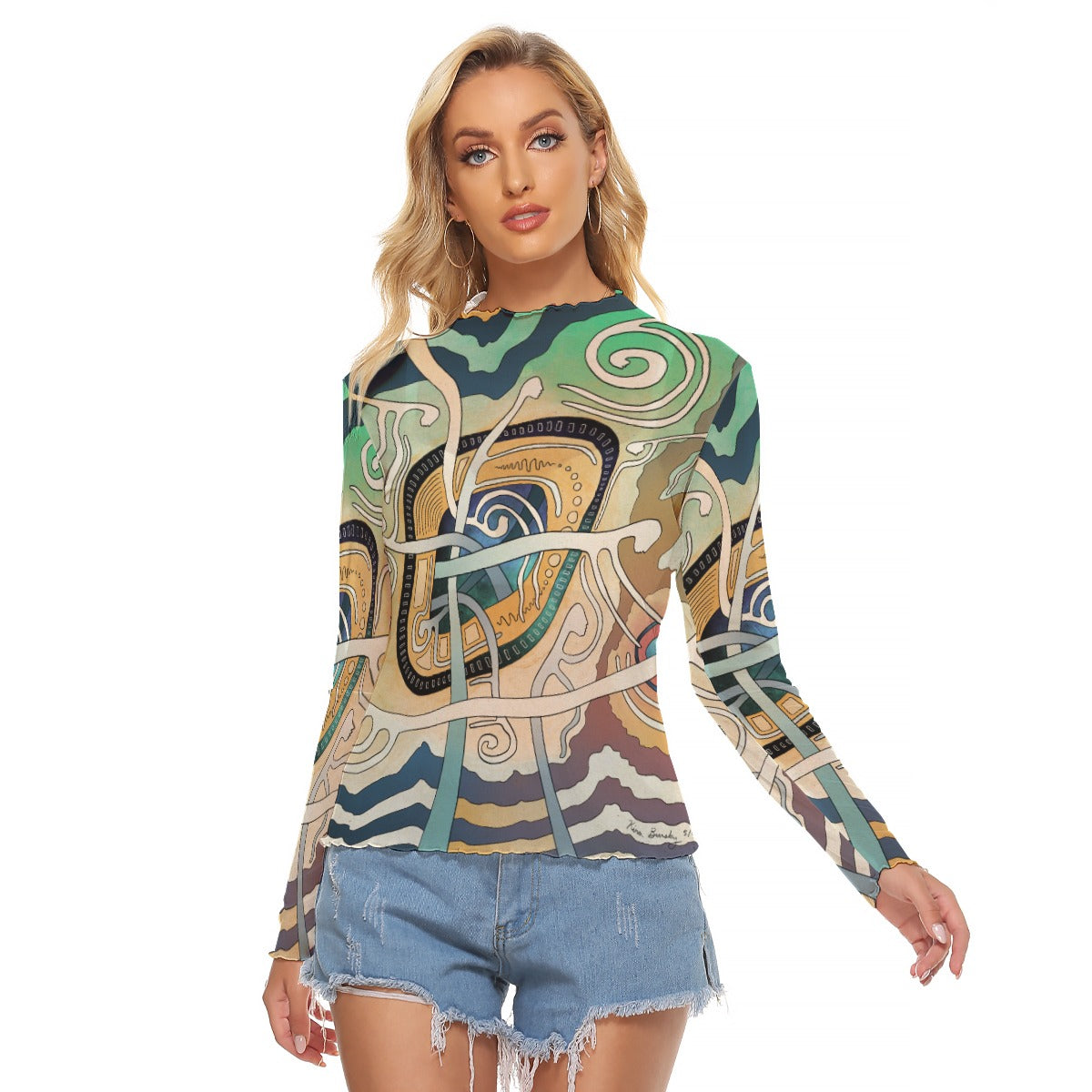 "Meet-and-Greet" Mesh Shirt