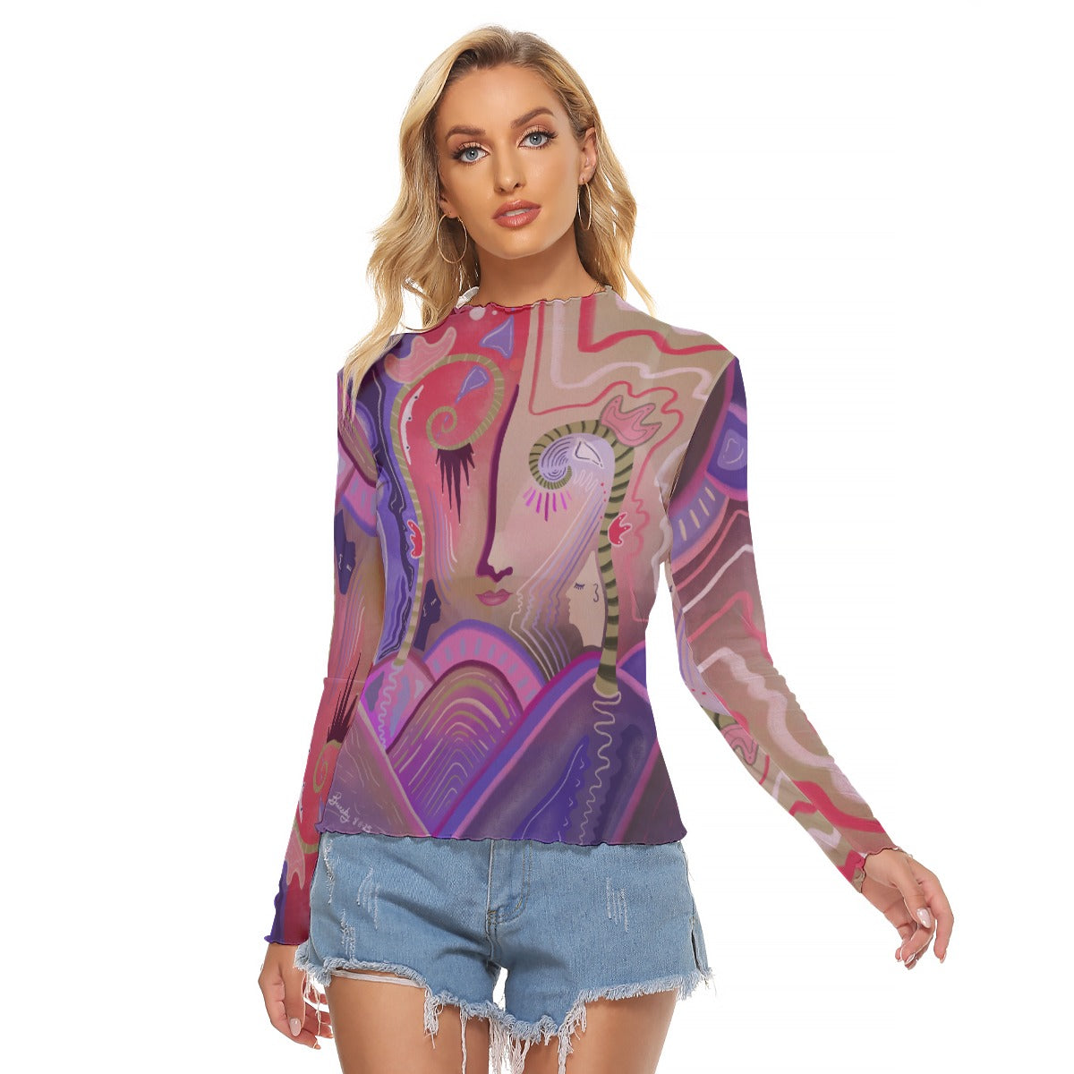 "February" Mesh Shirt