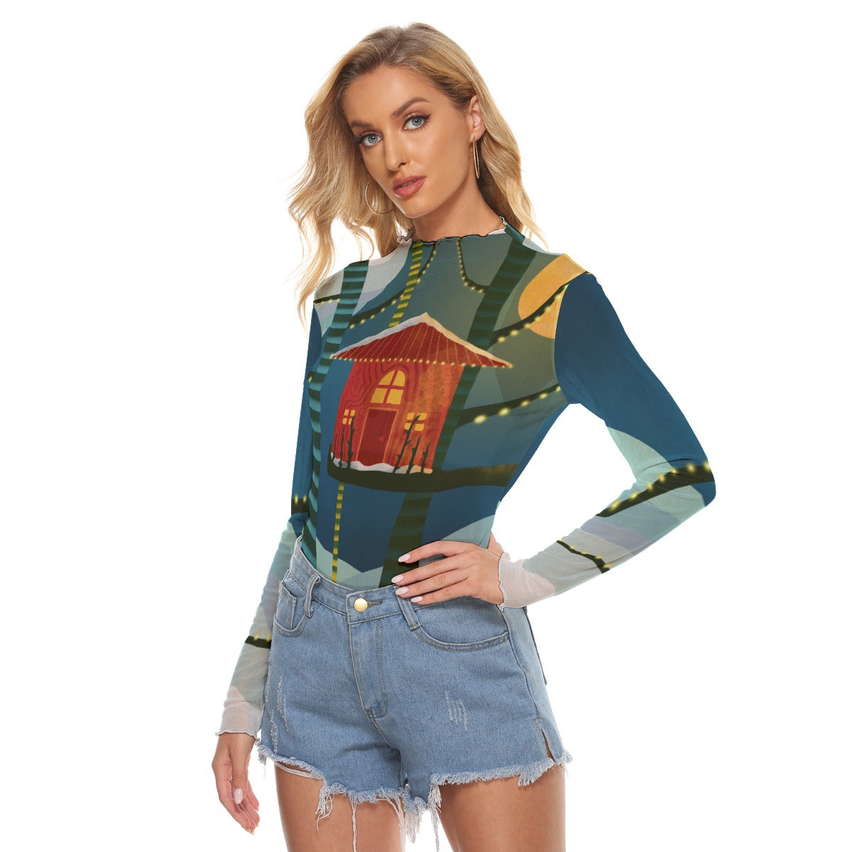 "December" Mesh Shirt