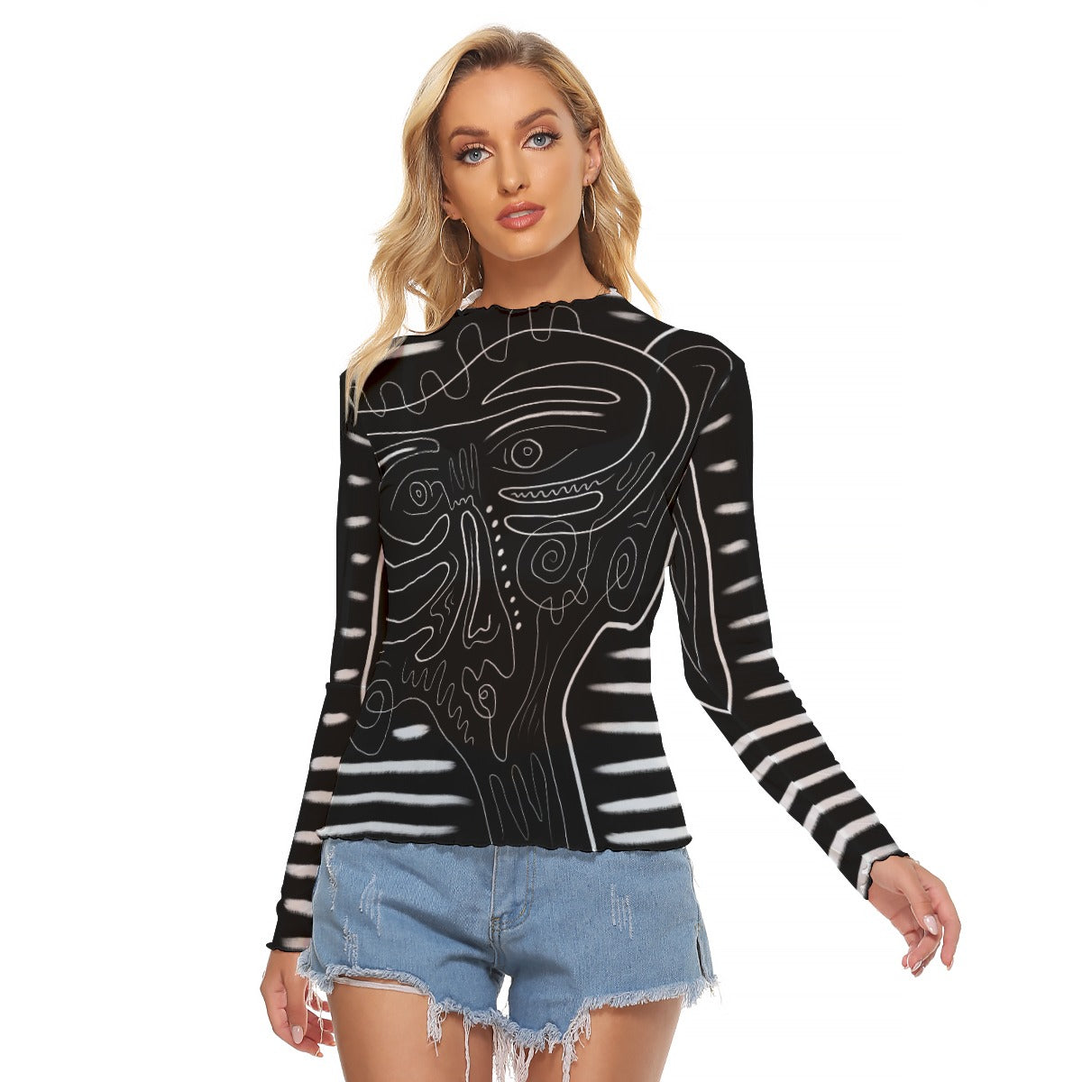 "Extra Delirious" Mesh Shirt