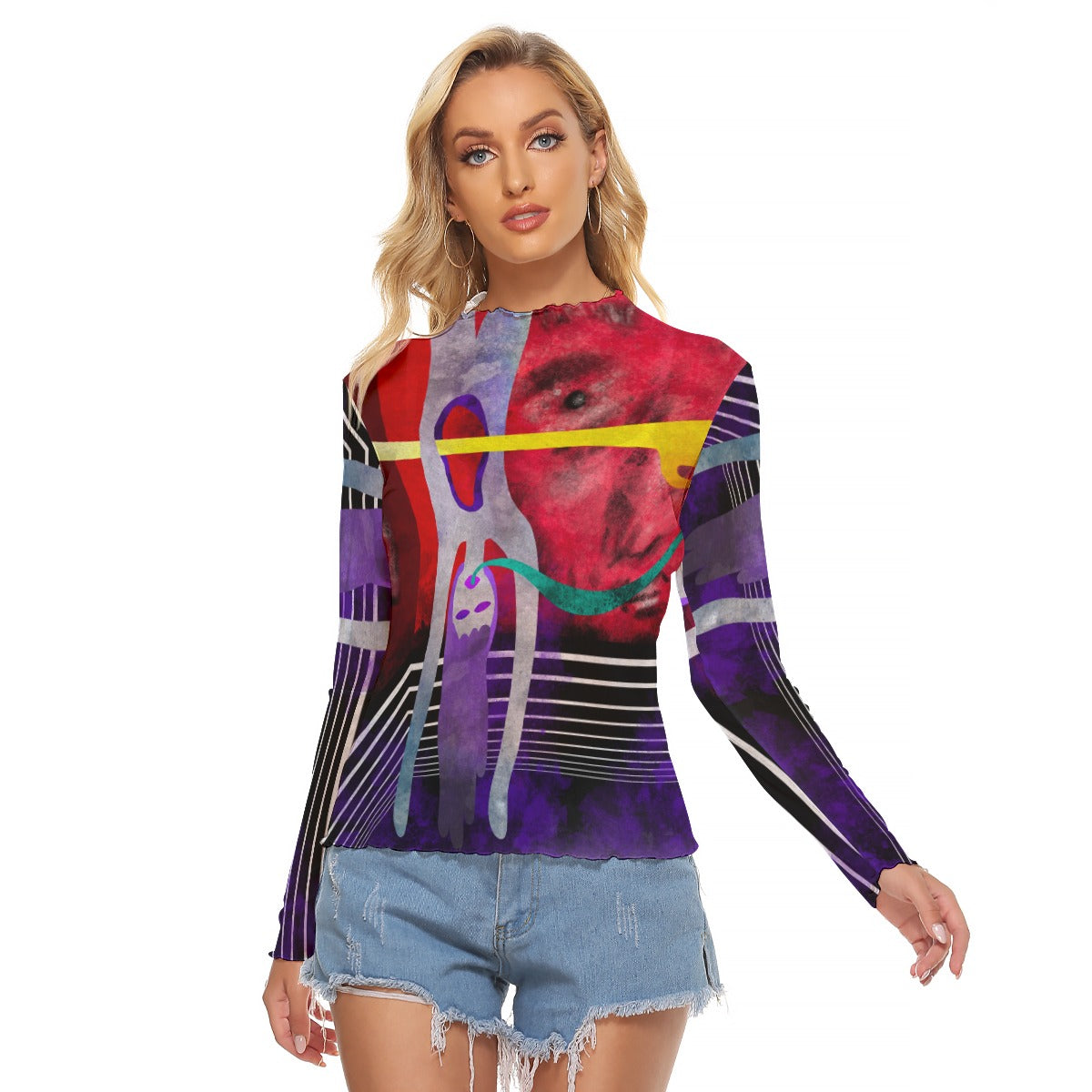 "Hanging On" Mesh Shirt