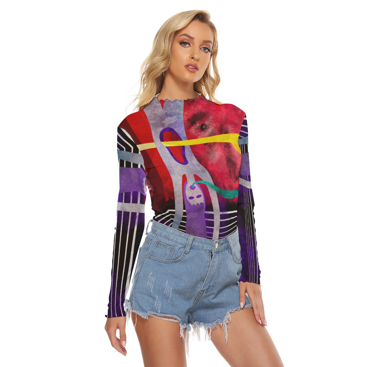 "Hanging On" Mesh Shirt