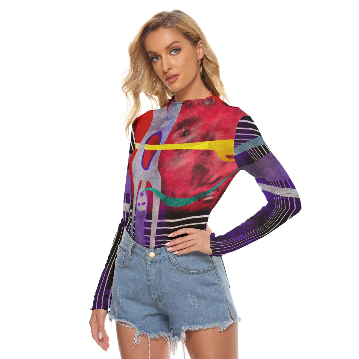 "Hanging On" Mesh Shirt
