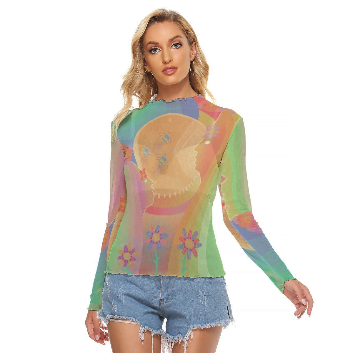 "May" Mesh Shirt