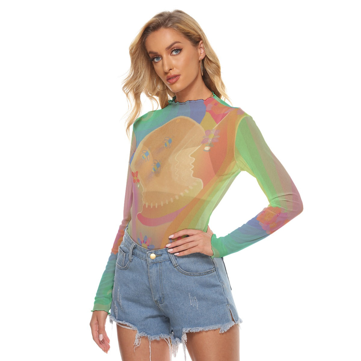 "May" Mesh Shirt