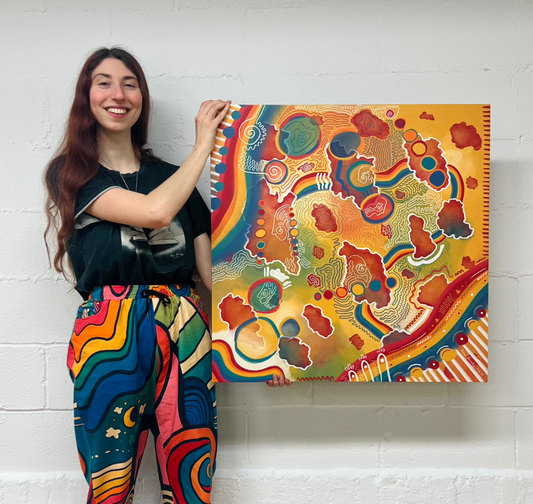 Canvas Art Print: "Mitochondria Map"